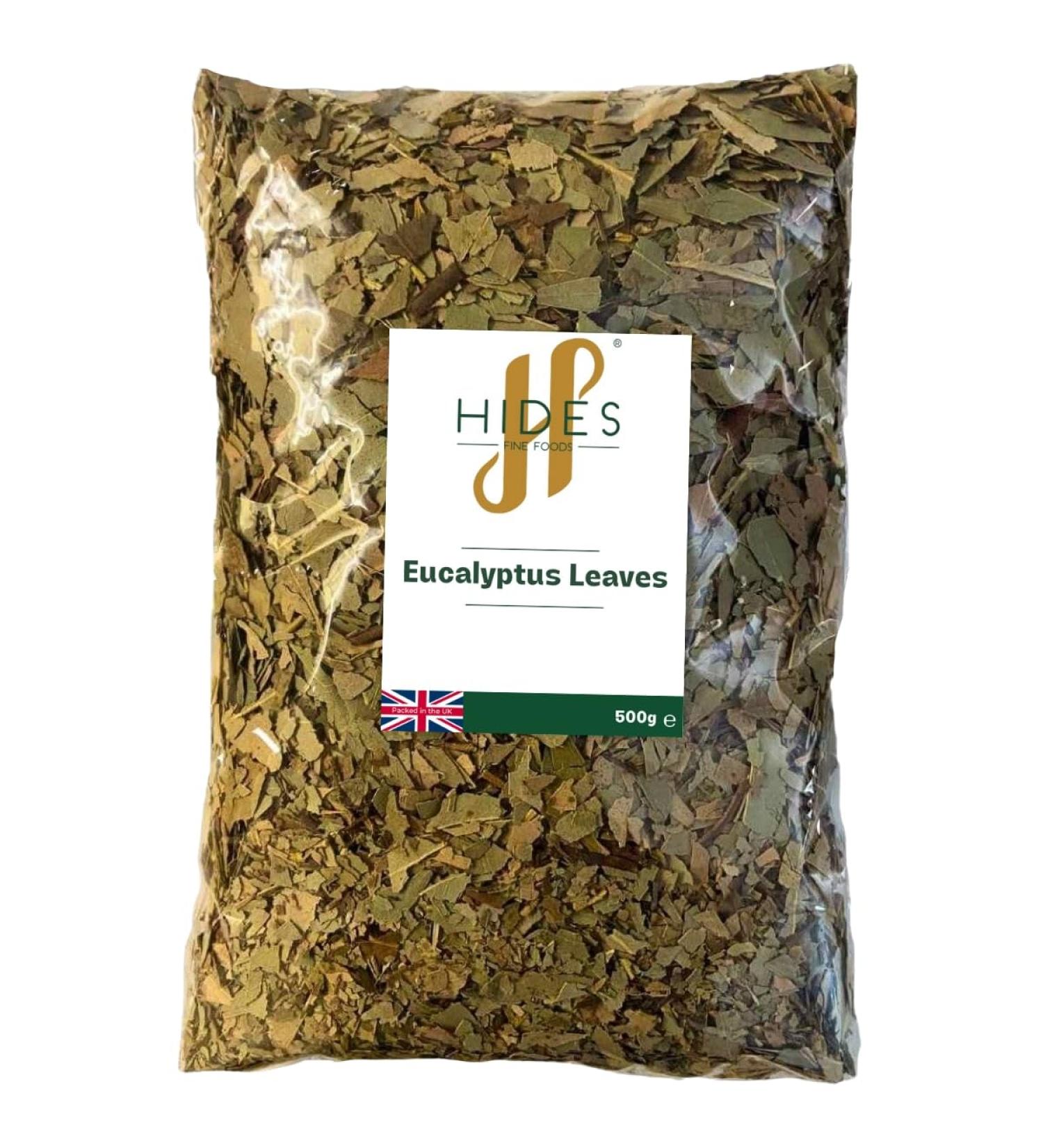 Hides Fine Foods - Eucalyptus Leaves 500g - Suitable for Vegetarians - Eucalyptus Tea - Native to Australia - Anti-Inflammatory Properties - Reduces Inflammation