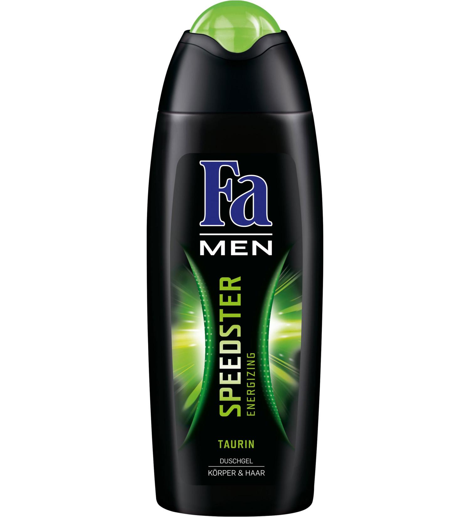 Pack of 6 Speedster Taurine shower gels for men (6 x 250 ml)