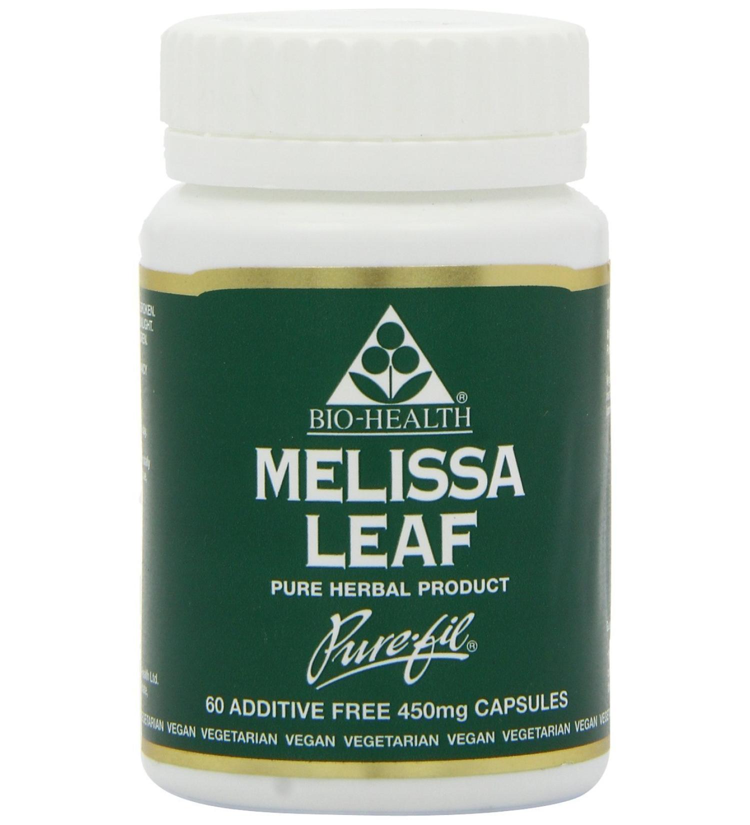 Bio Health 60 capsules de feuilles de m lisse 450 mg