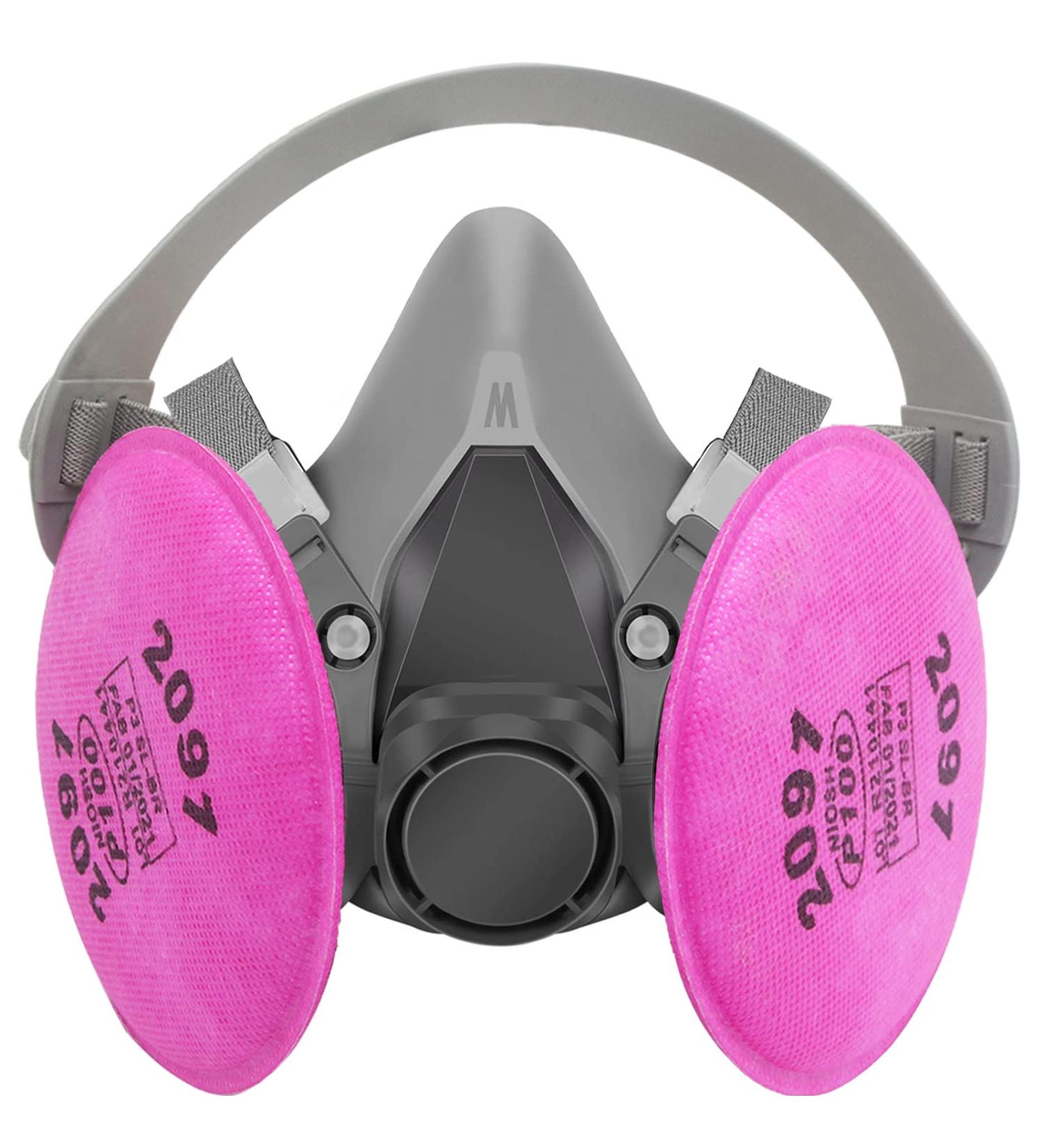 Ayybf Reusable Half Face Cover with 607 Sponge Filter for Painting and Dust Protection Medium - Buy Online on GoSupps.com