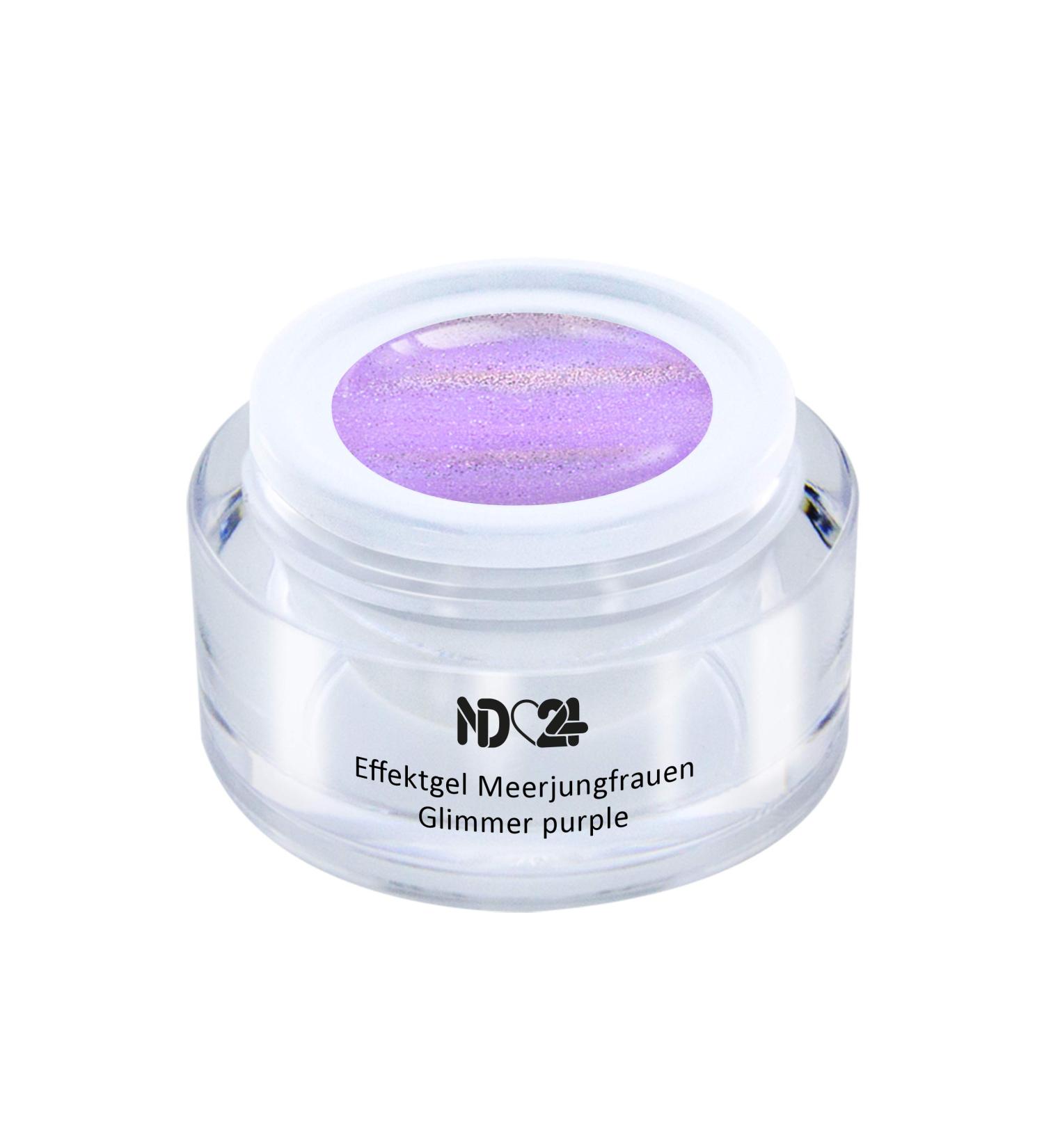 UV LED Effect Gel Mermaids Glimmer Purple - Studio Quality Made in Germany - 5ml | International Shipping - Buy Online on GoSupps.com