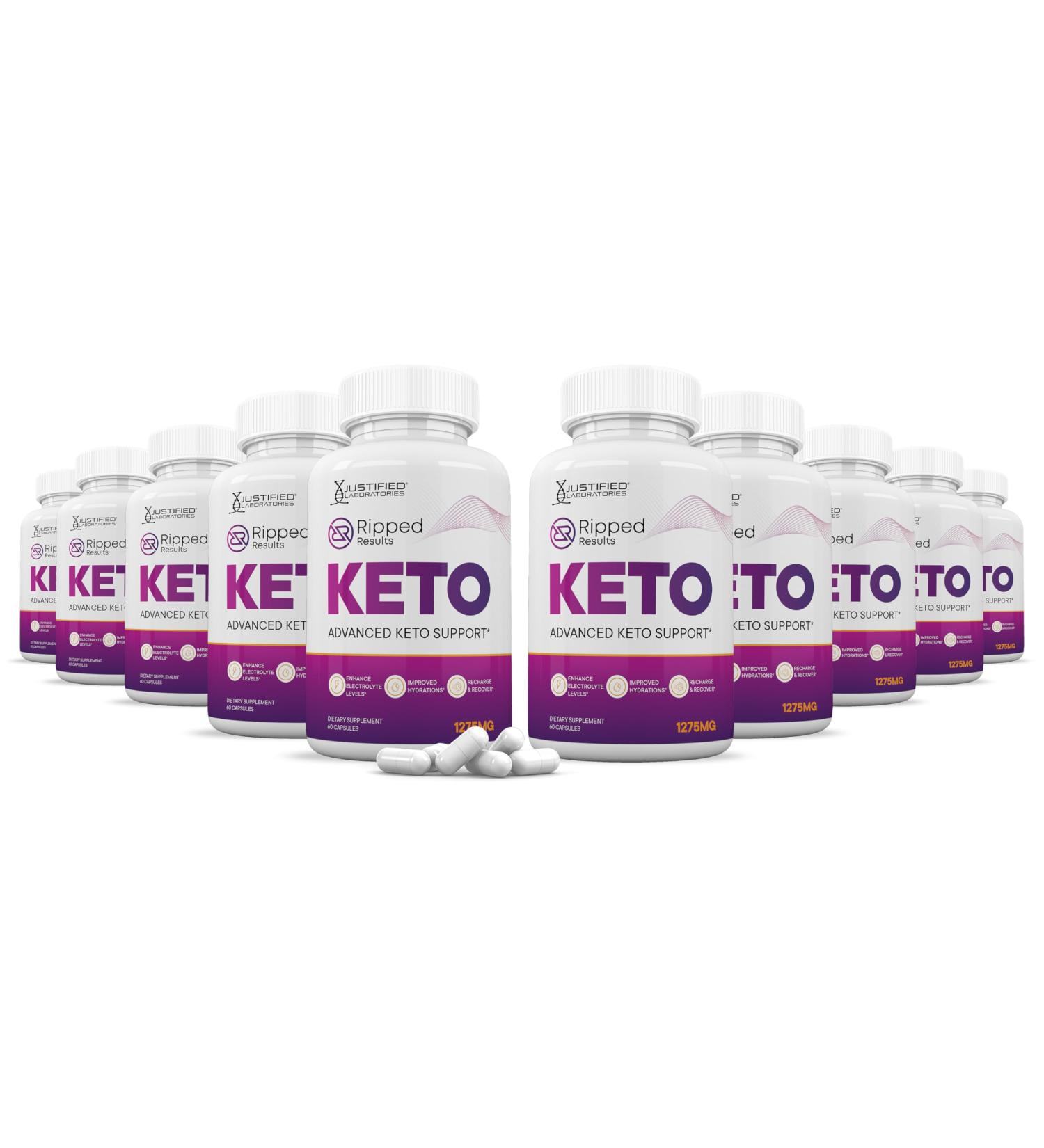 (10 Pack) Ripped Reults Keto ACV Pills 1275MG Keto Support Blend Capsule Alternative to Keto ACV Gummies Formulated with Apple Cider Vinegar Extra Virgin Olive Oil Powder Green Tea Leaf 600 Capsules - Buy Online on GoSupps.com