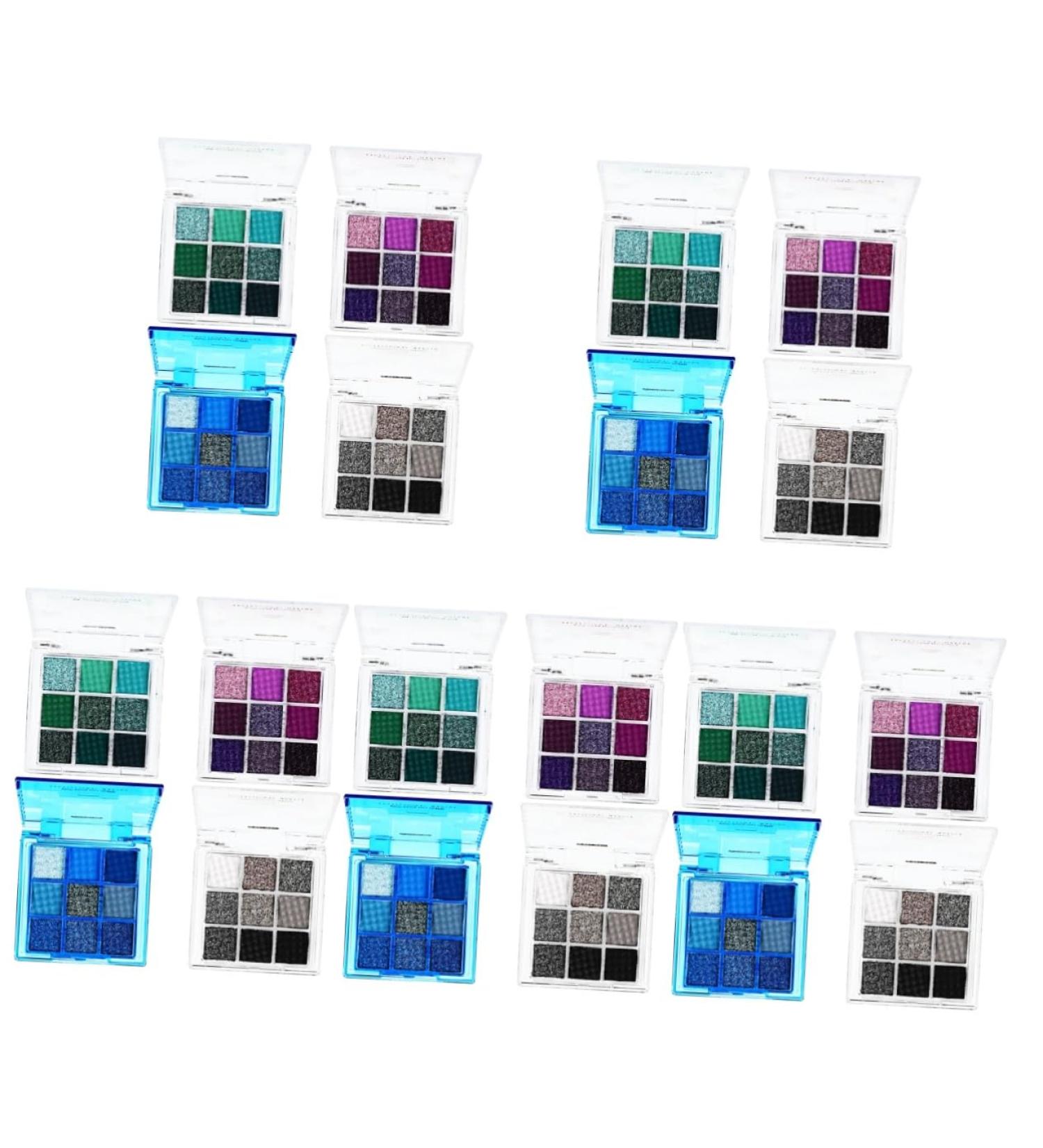 Healvian 20 Pcs Eye Shadow Palette Eyeshadow Glitter Palette Eyeshadow Palette Eye Shadow Plate Plastic 1 count (Pack of 1) Multix5pcs - Buy Online on GoSupps.com