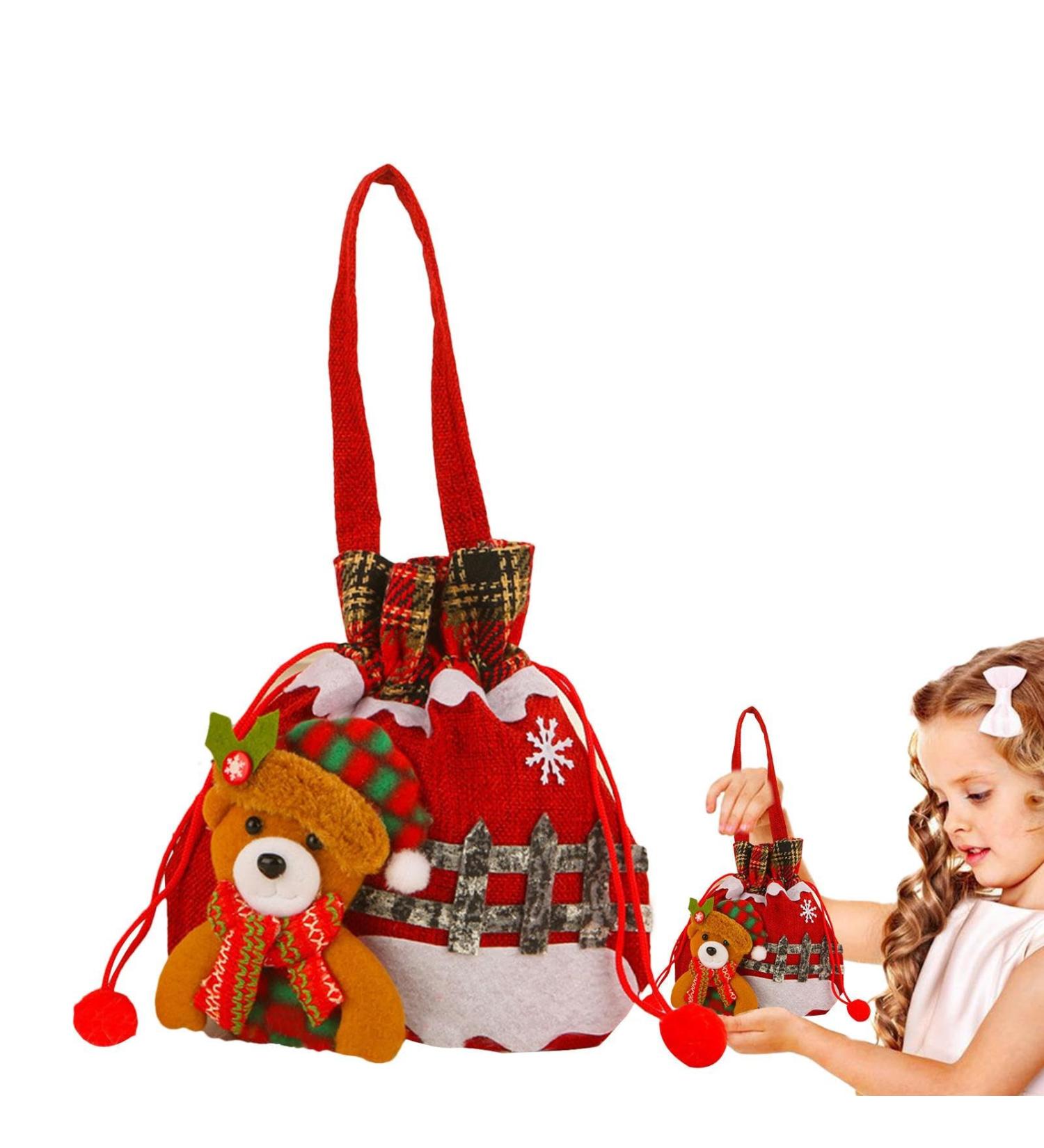 EviKoo Bonbonla Veille No l - No l Cordon pour Bonbons Sac Cadeau Portable pour Sac Rangement Bonbons avec Cordon Serrage pour Biscuits Bonbons - Buy Online on GoSupps.com