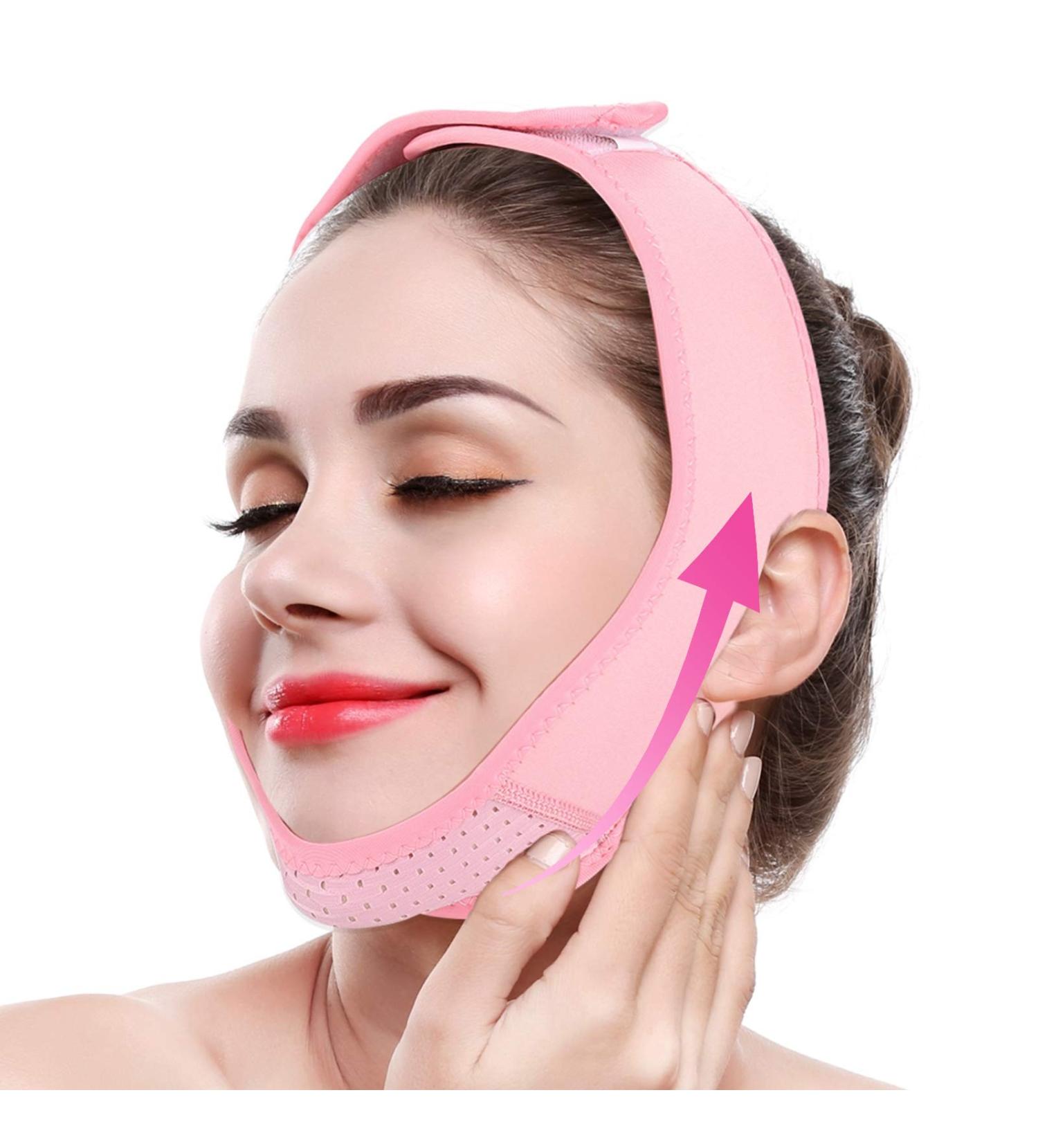 Facial Slimming Strap & Compression Garment - Face Firming Belt for Wrinkle Reduction & V Line Shaping - Buy Online on GoSupps.com