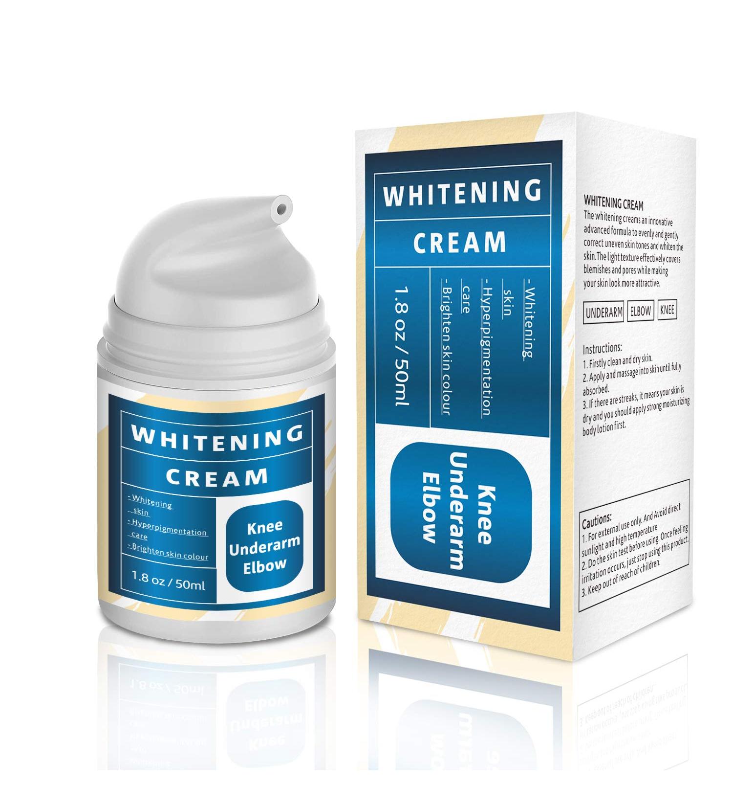 Underarm Whitening Cream | Skin Lightening & Brightening for Intimate Areas | Dark Spot Remover for Neck Elbow Knees & Bikini - 1.8oz - Buy Online on GoSupps.com
