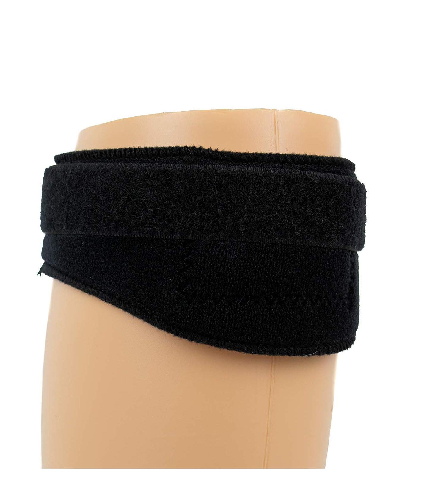 Rolyan 51632 Sammons Preston Neoprene Patellar Band for Men & Women Black Universal Size