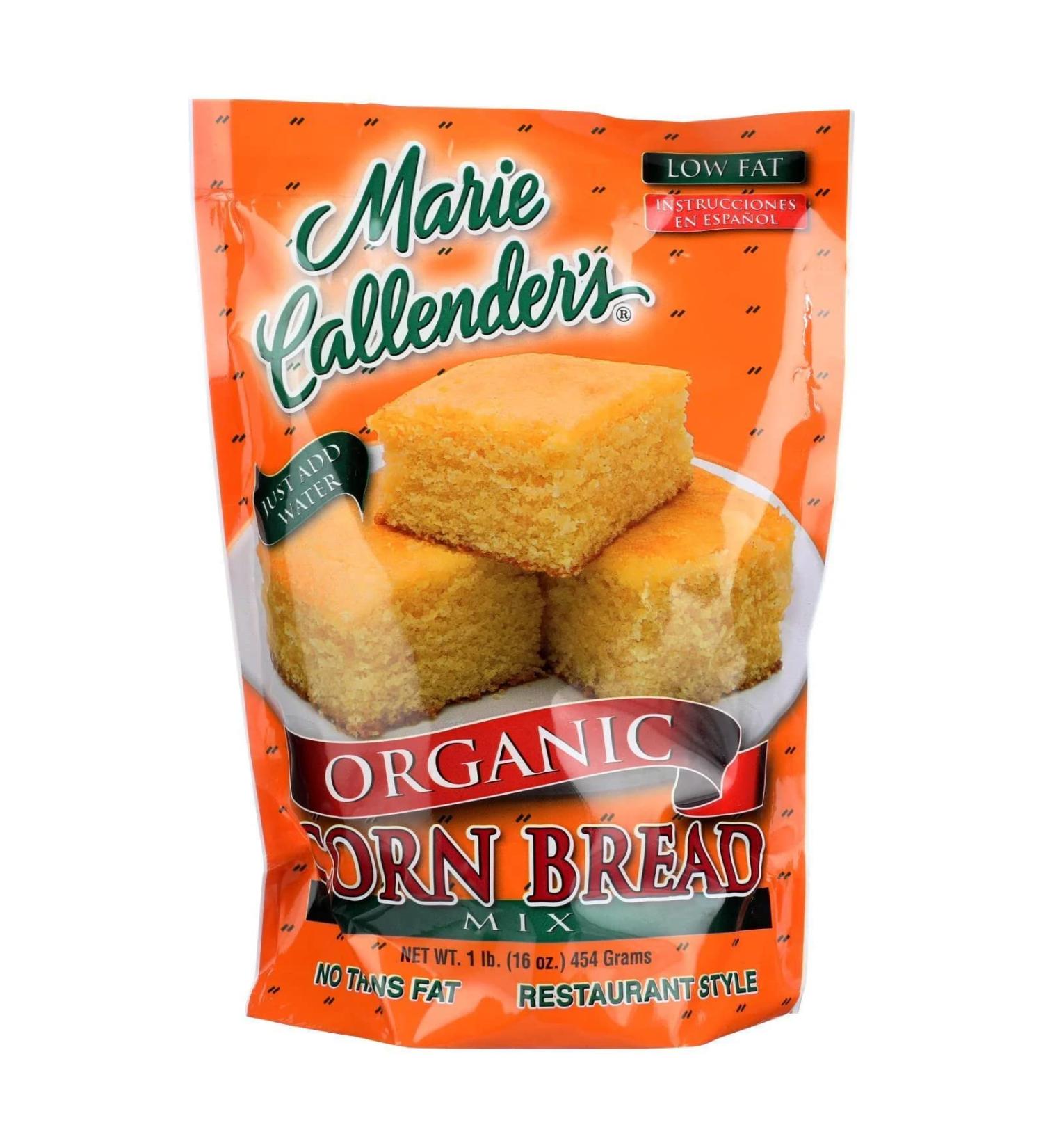 MARIE CALLENDERS Organic Corn Bread Mix 16oz - Original Recipe - Buy Online on GoSupps.com