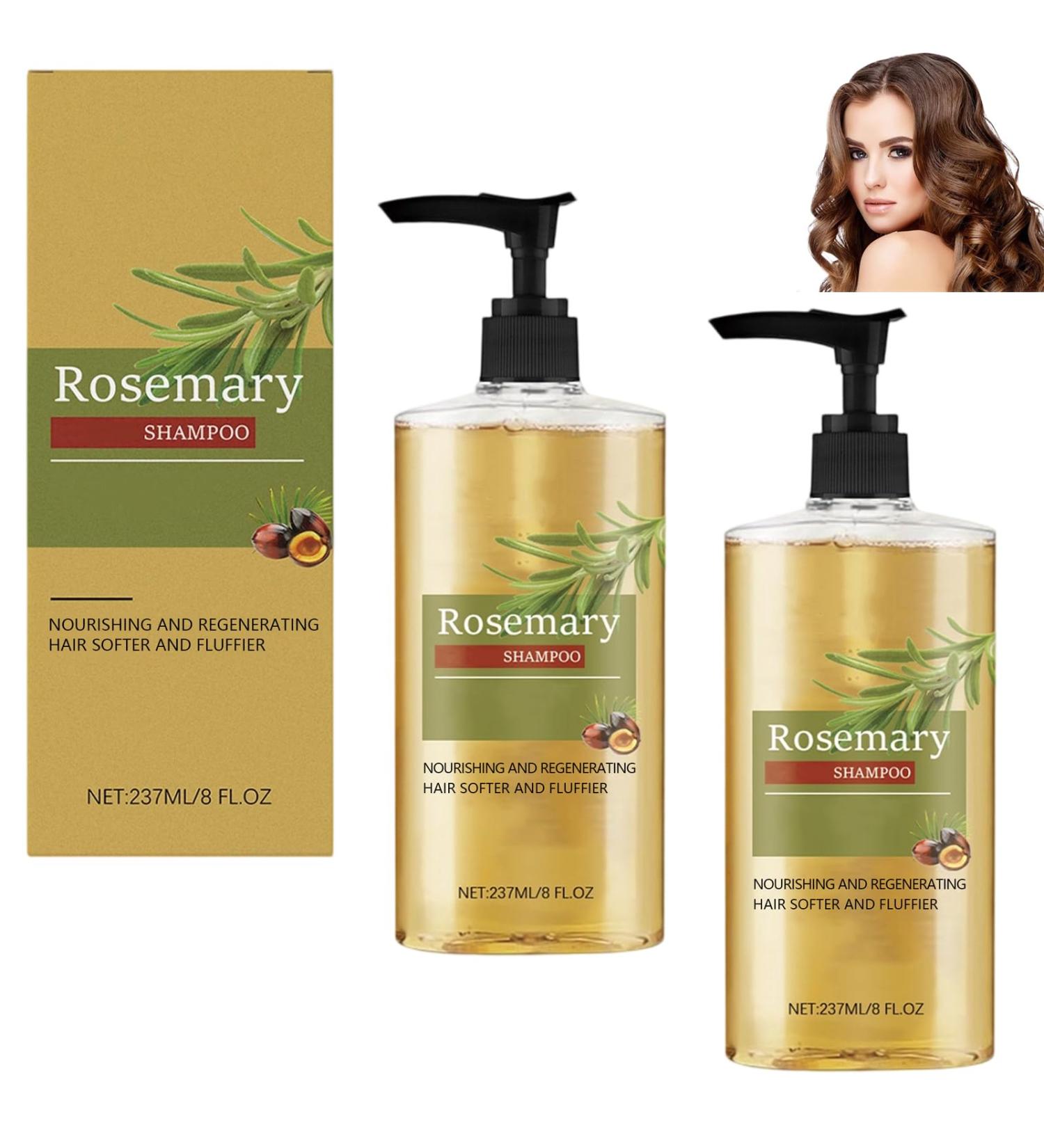  homomdy Rosemary shampoo for hair growth natural thickening and strengthening nourishes hair for softer fluffier results cleanses hair moisturizes and maintains scalp health - Buy Online on GoSupps.com