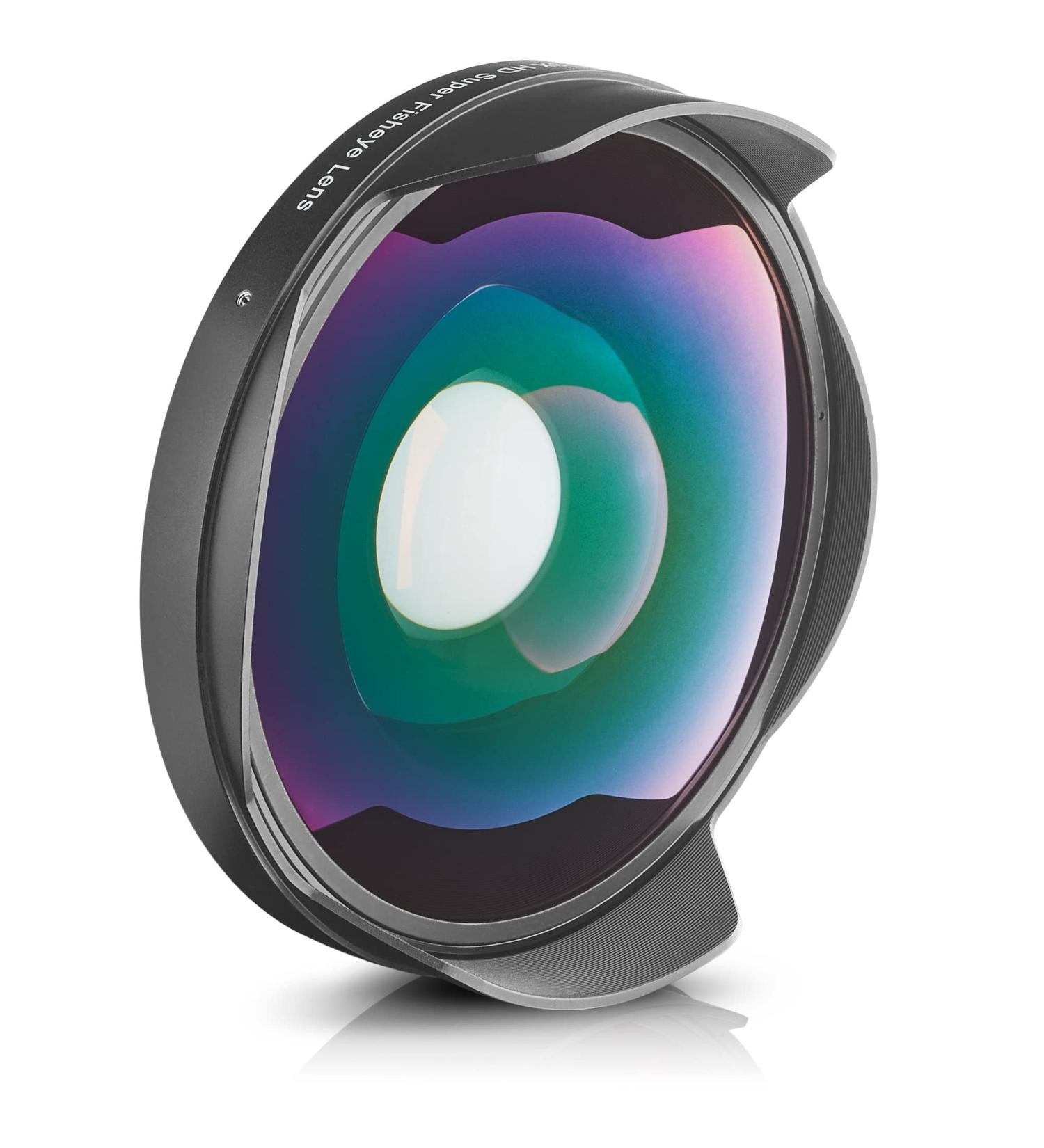 Opteka OPT-SC58FE Titanium Series 0.3X HD Ultra Fisheye Lens | 58mm Camcorder Accessory - Buy Online on GoSupps.com