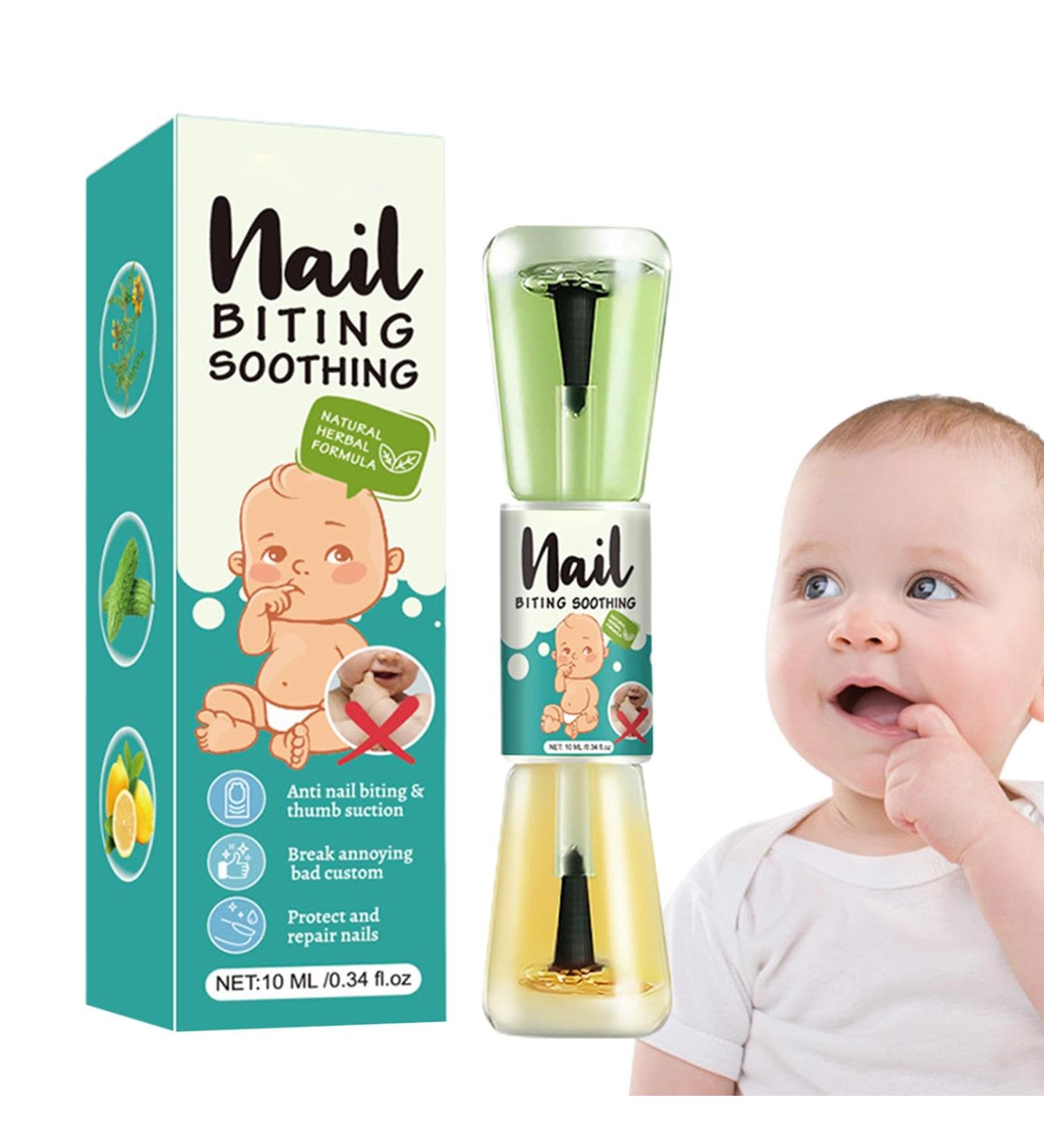 Fukamou Thumb Sucking Stop 10ml Nail Polish | 10ml Kid's Bitter Tasting Nail Anti-Biting Liquid | Long-Lasting Nail Care Tool for Teens Newborns Kids and Adults - Buy Online on GoSupps.com