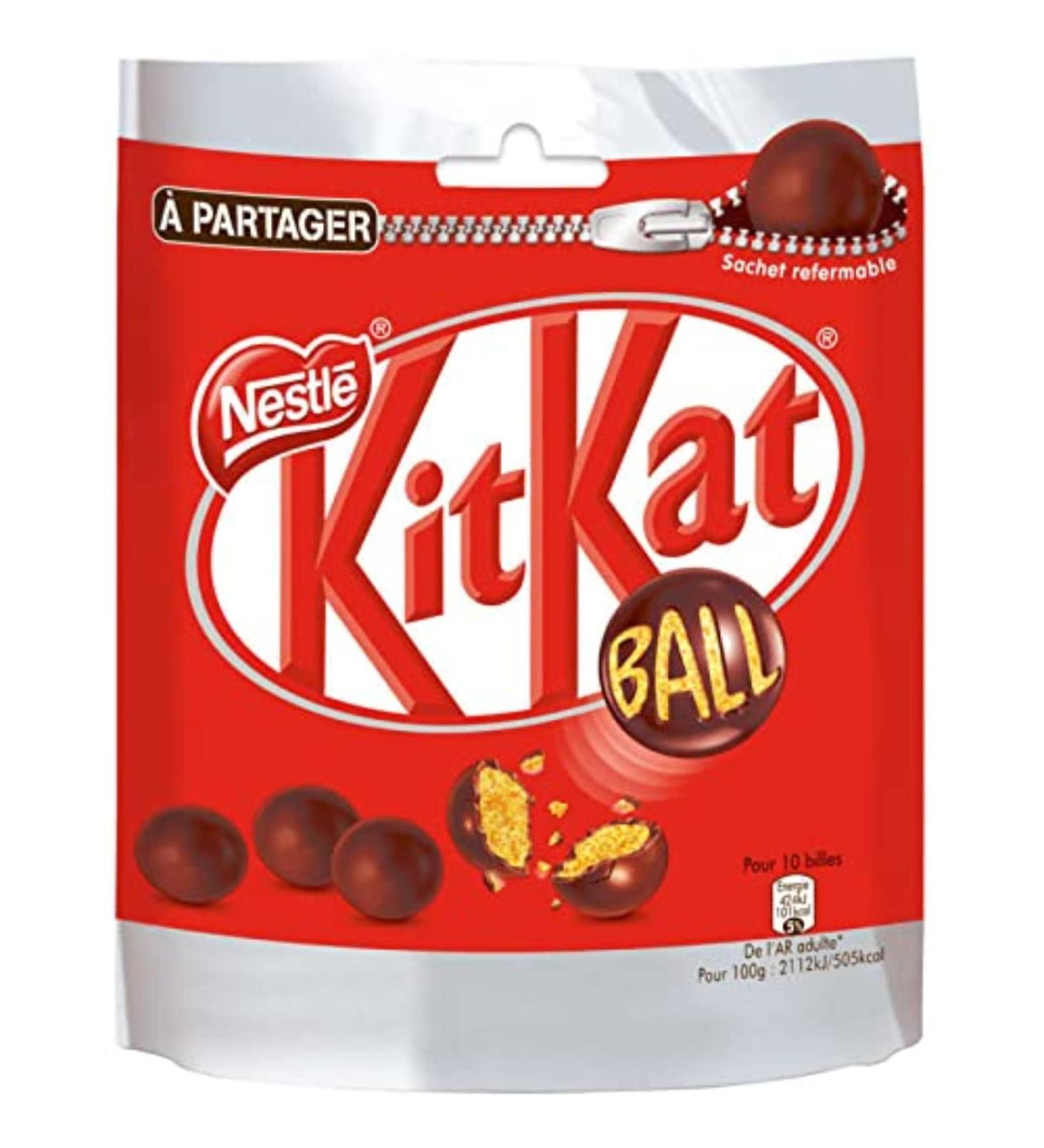 KitKat Kit Kat Milk Chocolate Coated Balls Quality Street - 250g Bag