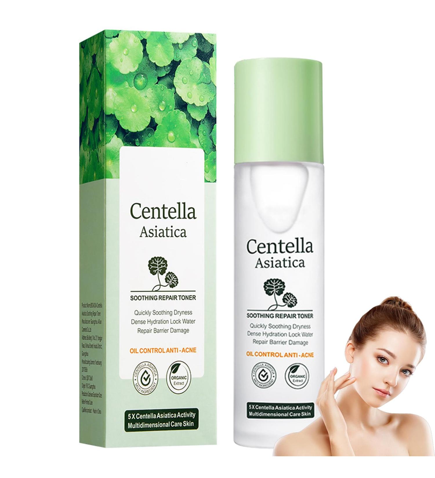 Soothing Repair Toner Hydrating Centella Asiatica Face Toner for Blemishes and Acne Prevents Skin Aging Strengthen Your Skin Refreshing Oil Control Skin Care for Sensitive Oily Dry Skin -120ml - Buy Online on GoSupps.com