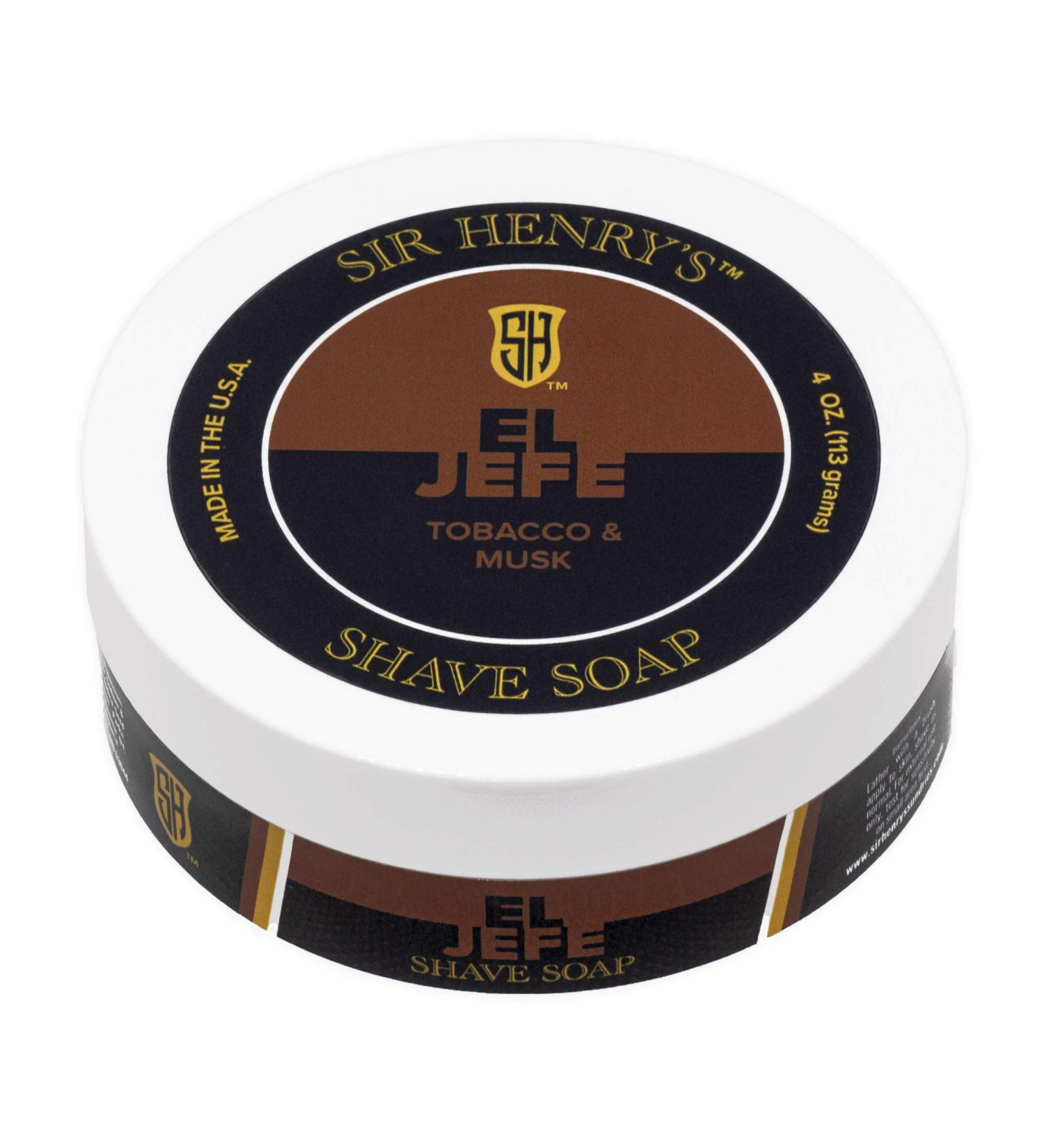 Sir Henry's Luxury Shaving Soap (El Jefe) - Rich Lather for a Smooth Shave - Buy Online on GoSupps.com
