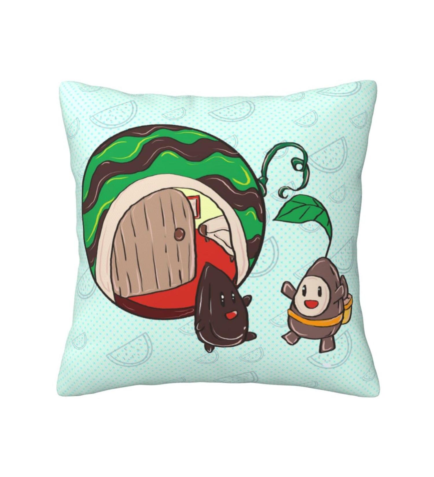 YYHHAOFA Sunflower Seeds Watermelon Seeds Prints Universal Pillowcase for All Seasons 20"x20" : Soft and Comfortable Suitable for car Sofa Black 20"x20" - Buy Online on GoSupps.com