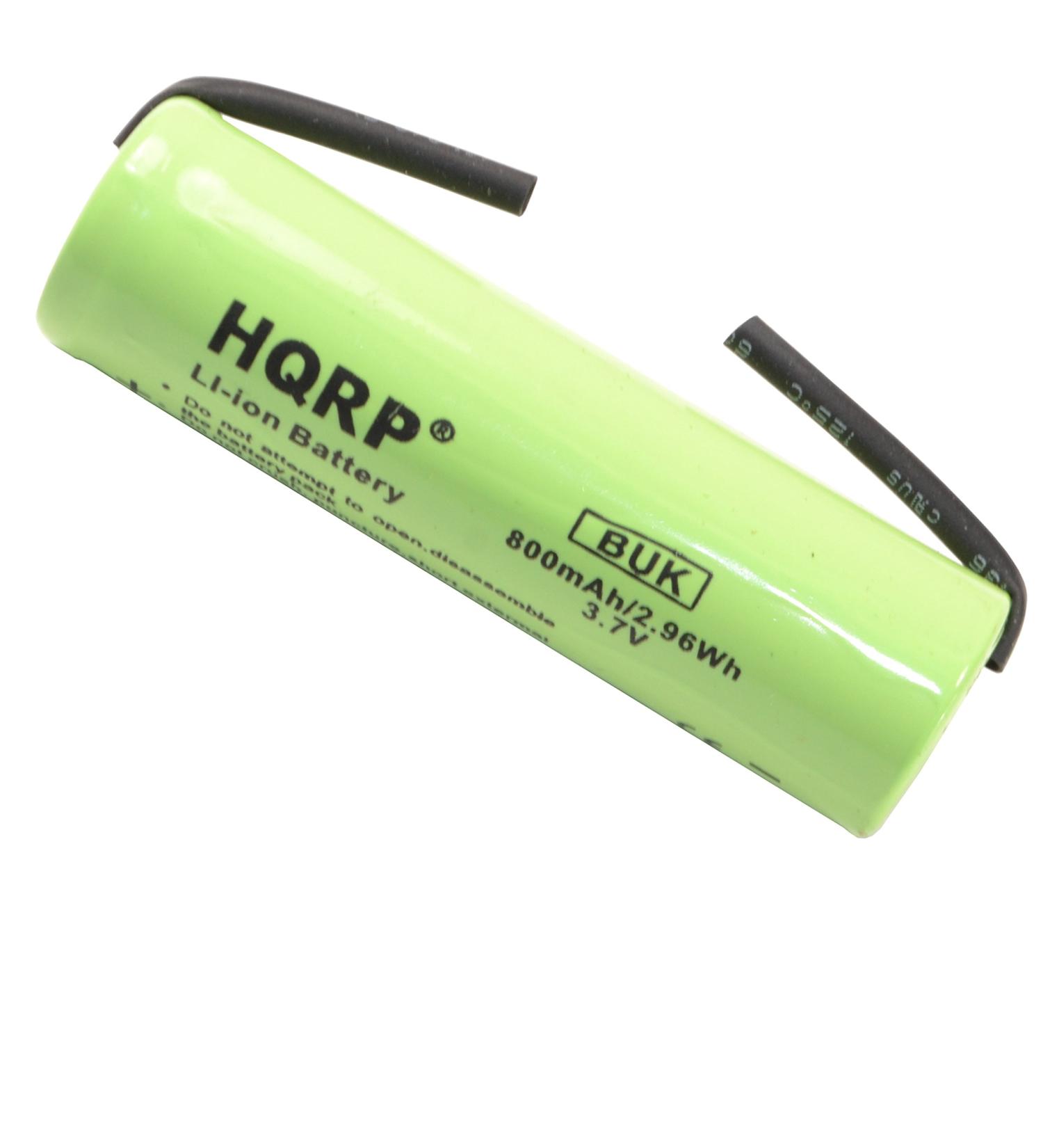 Buy HQRP 3.7V Li-Ion Battery for Philips Sonicare Toothbrushes - Compatible with HX6150 HX6902 FlexCare Platinum & More - 49x14mm - Buy Online on GoSupps.com