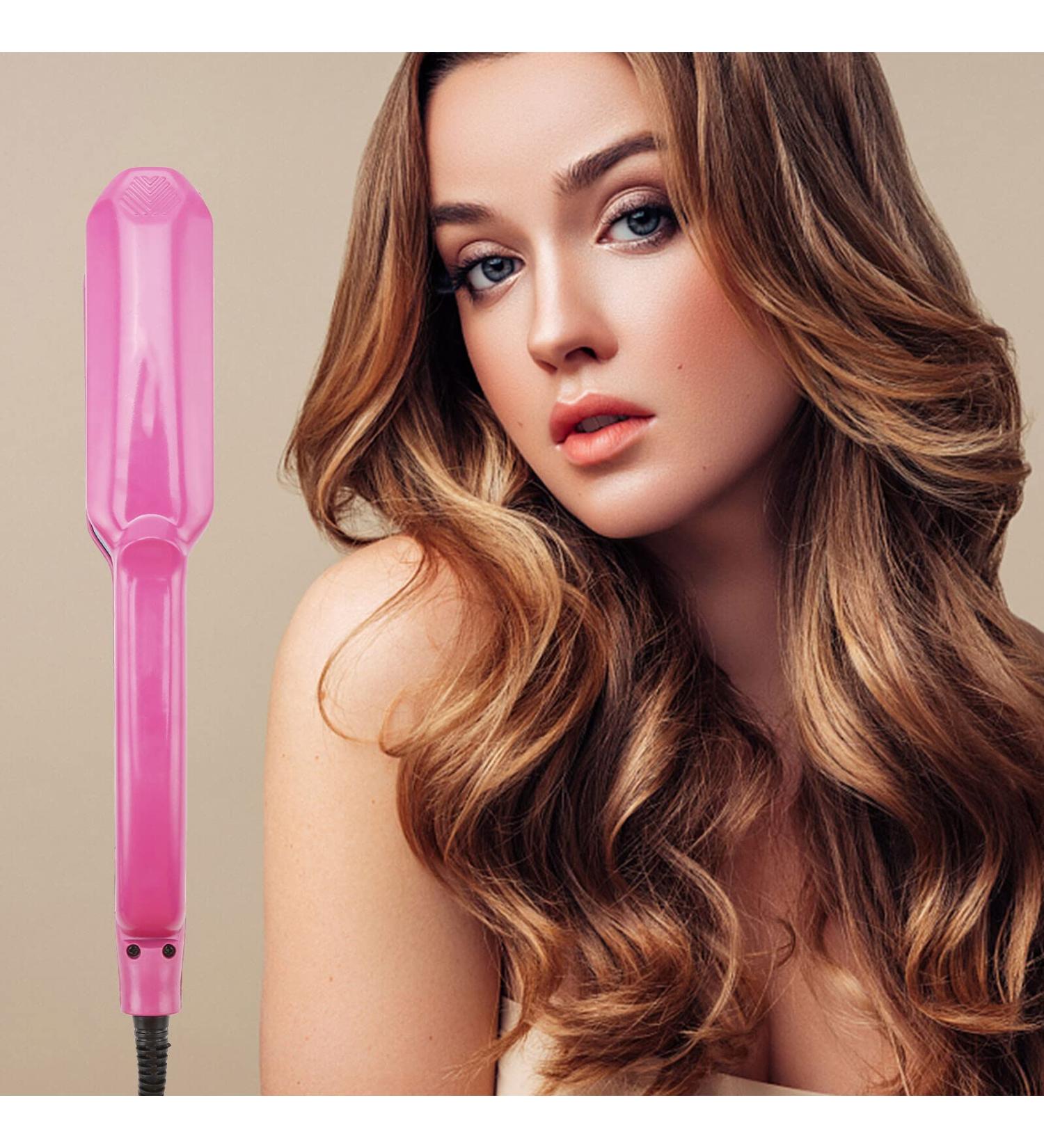 Titanium Alloy Hair Crimper with 5 Heat Settings - Volumizing Crimper Iron for Women, UK Plug - Buy Online on GoSupps.com