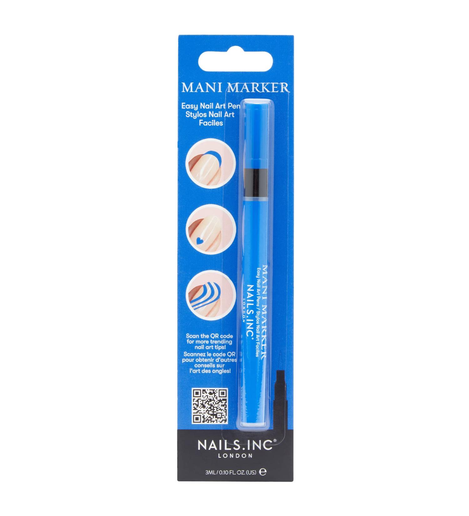 Sea Blue Mani Marker Nail Art Pen by Nails.INC - Professional Nail Design Tool - Buy Online on GoSupps.com