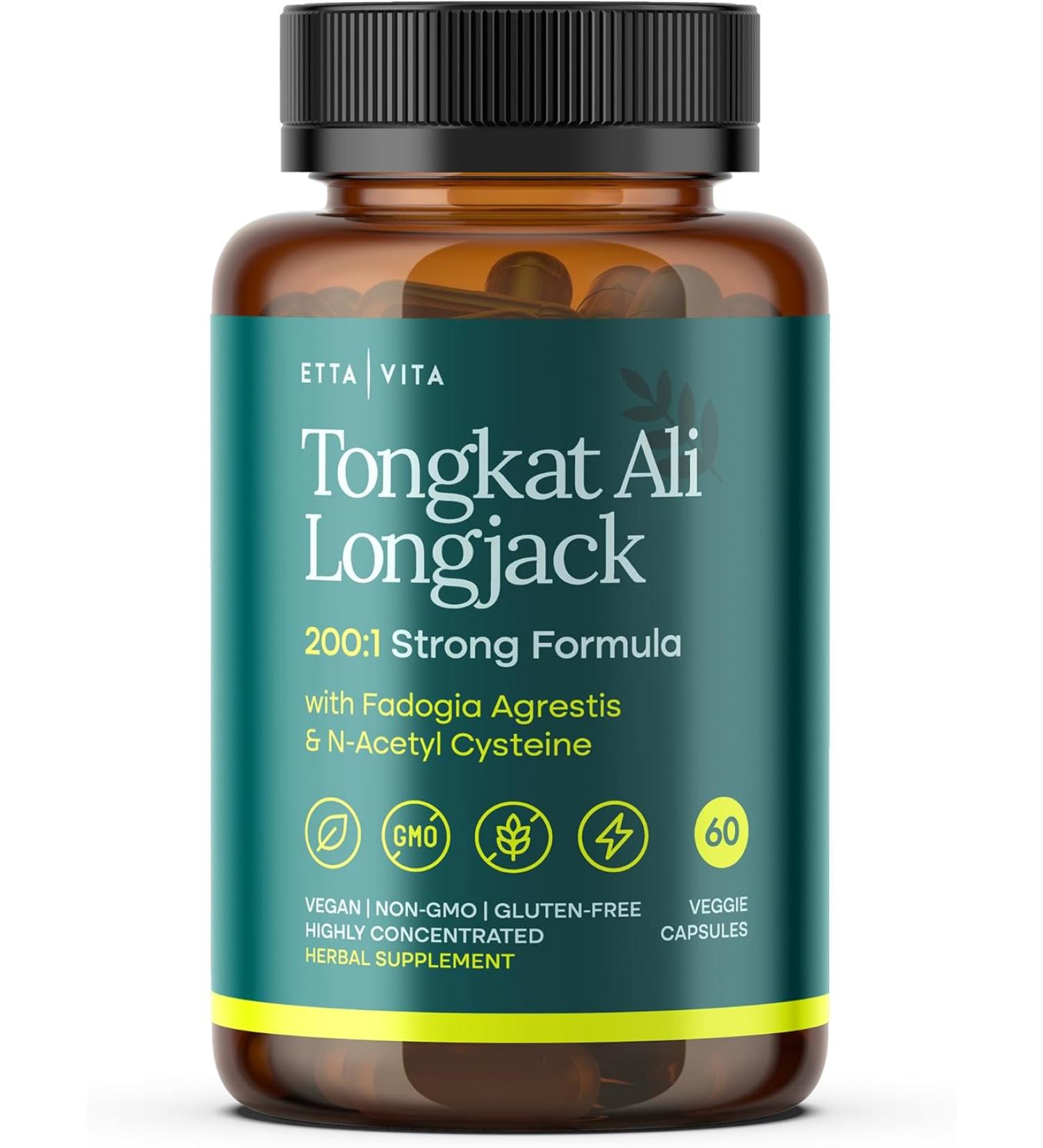 Test Support with NAC for Liver Protection - Donovan McNabb Endorsed Tongkat Ali & Fadogia Agrestis - 700mg/600mg for Lean Muscle Growth, Recovery, Stamina, Mood & Motivation - Buy Online on GoSupps.com
