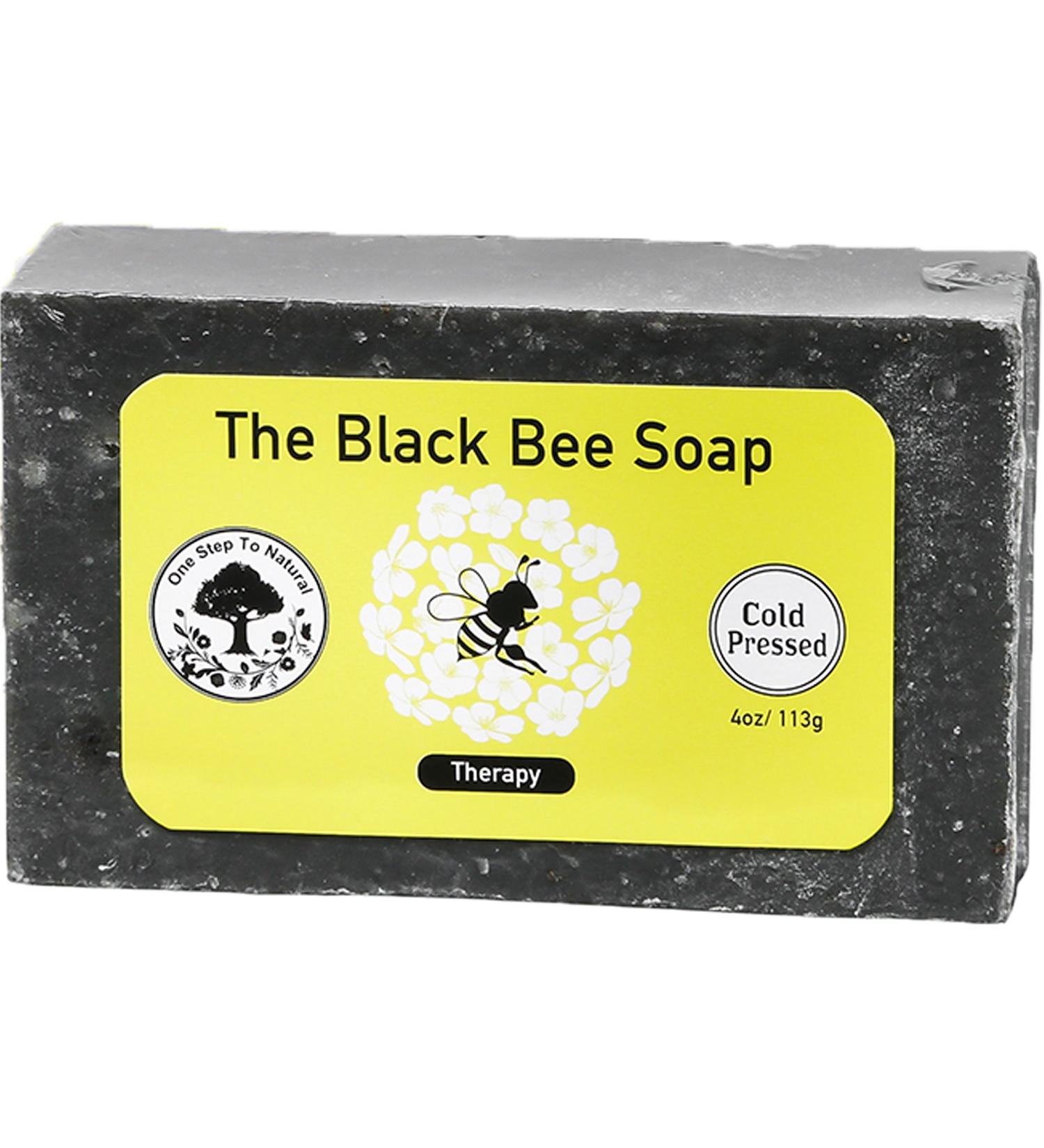 The Black Bee Soap - Cold Pressed 4oz (Tea Tree Manuka Honey Bee Propolis Shea Butter)