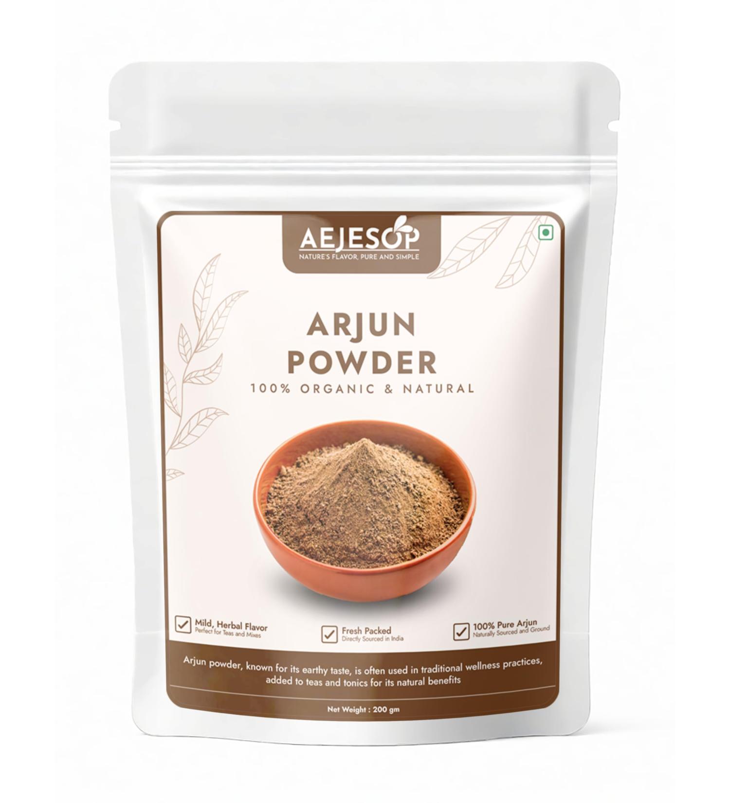 AEJESOP Arjuna Powder Arjun Bark Powder 7 oz (200g) - Buy Online on GoSupps.com
