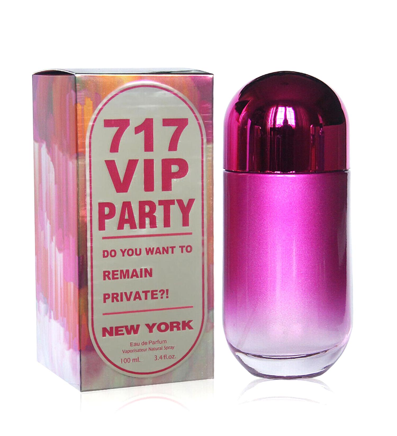 717VIP Party Women's Perfume Sweet and Irresistible Eau de Parfum for Women Long Lasting 3.4 Fl Oz Fragrance for Daily Elegance 717VIP Party 3.4 Fl Oz (Pack of 2) - Buy Online on GoSupps.com