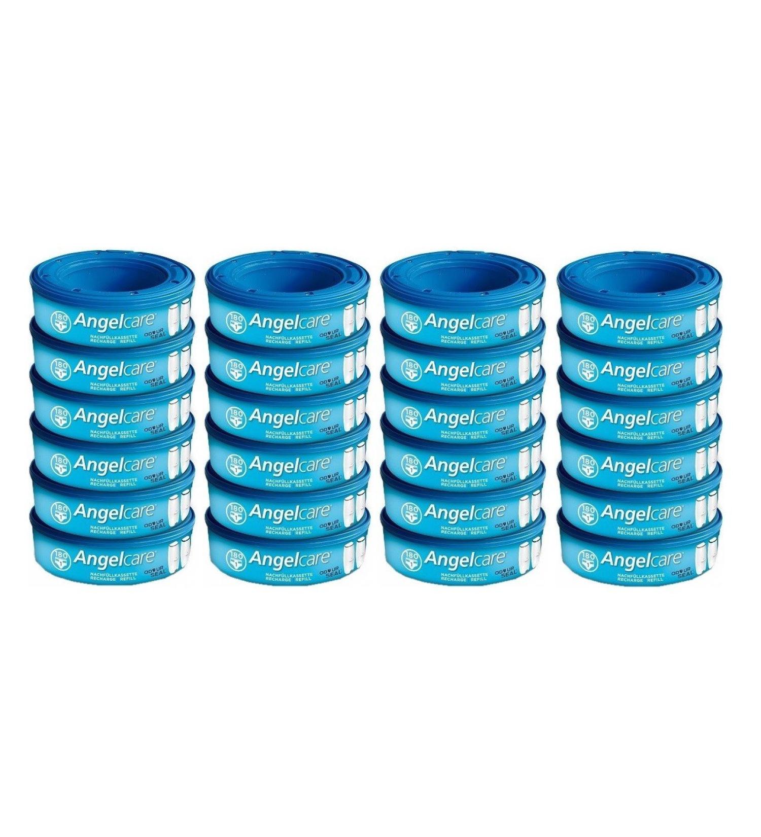 Angelcare Diaper Pail Refill Pack Plus 24 Pack Lot de 24
