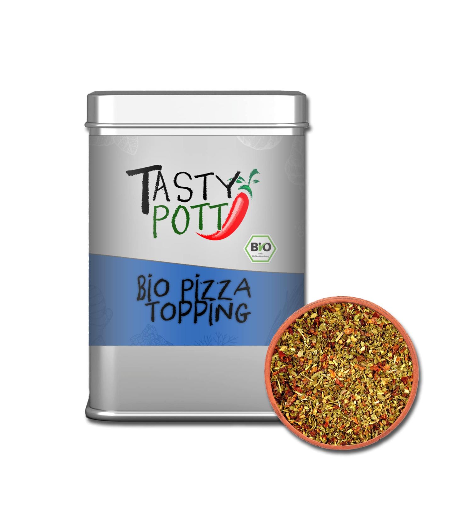 Jeske Sports Supplies Tasty Pott Spice Mixes 2 I spices I spice mix I Herbs I Spices I Tofu I Vegetables I Aromatic Organic Pizza Topping 70g - Buy Online on GoSupps.com