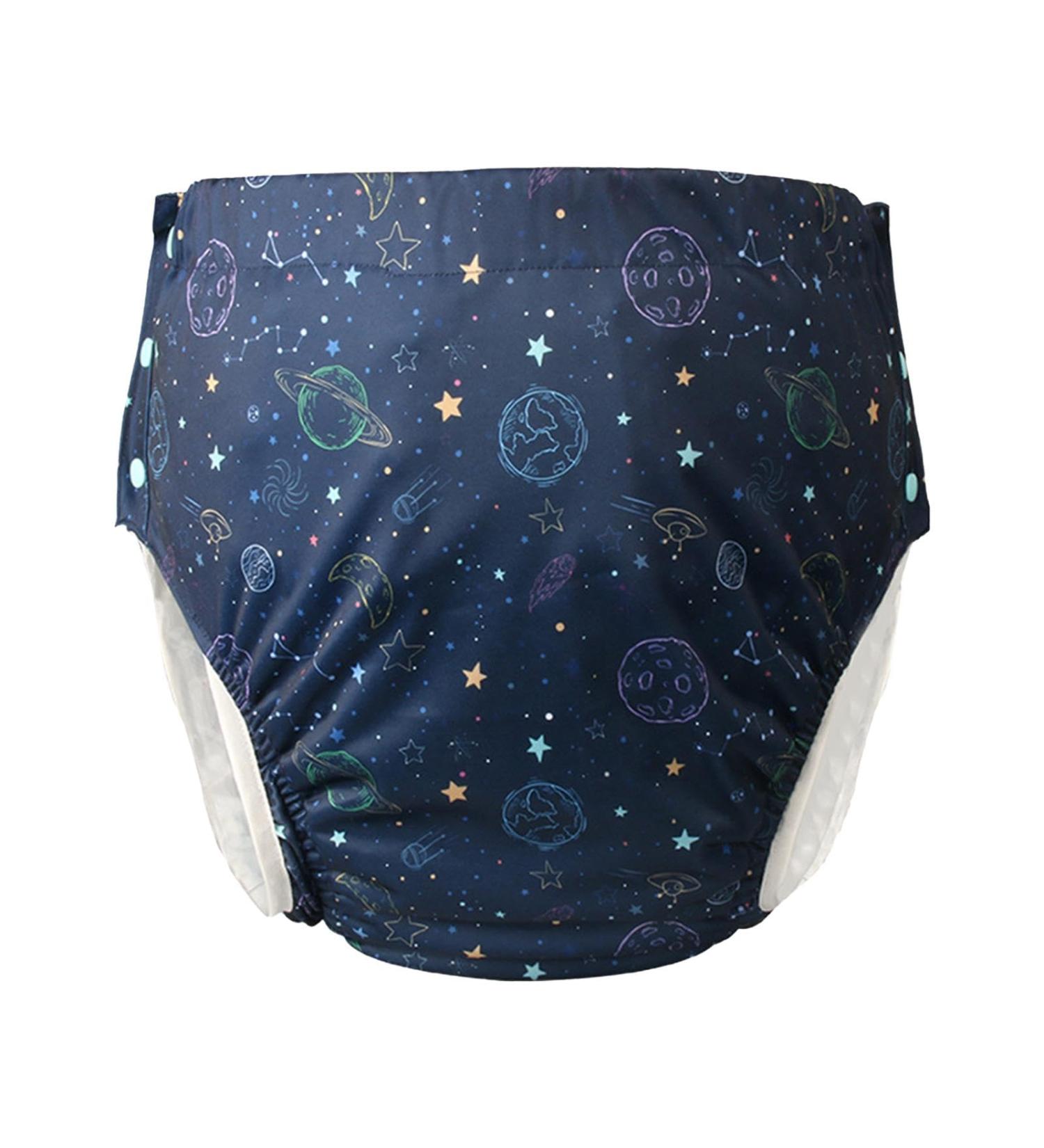 Amagogo Adult Fabric Diaper - Washable Adjustable Reusable Soft & Fast-Drying - Space Traveler XXL - Buy Online on GoSupps.com