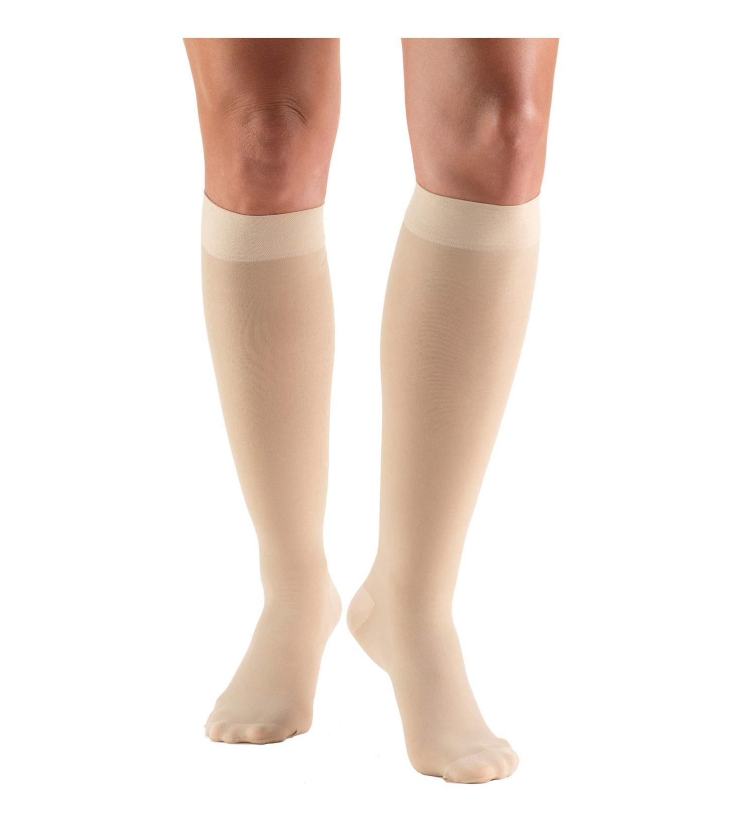 Truform Sheer Compression Stockings for Women 20-30 mmHg Knee High 30 Denier Black - Small (1 Pair) | International Shipping Available - Buy Online on GoSupps.com