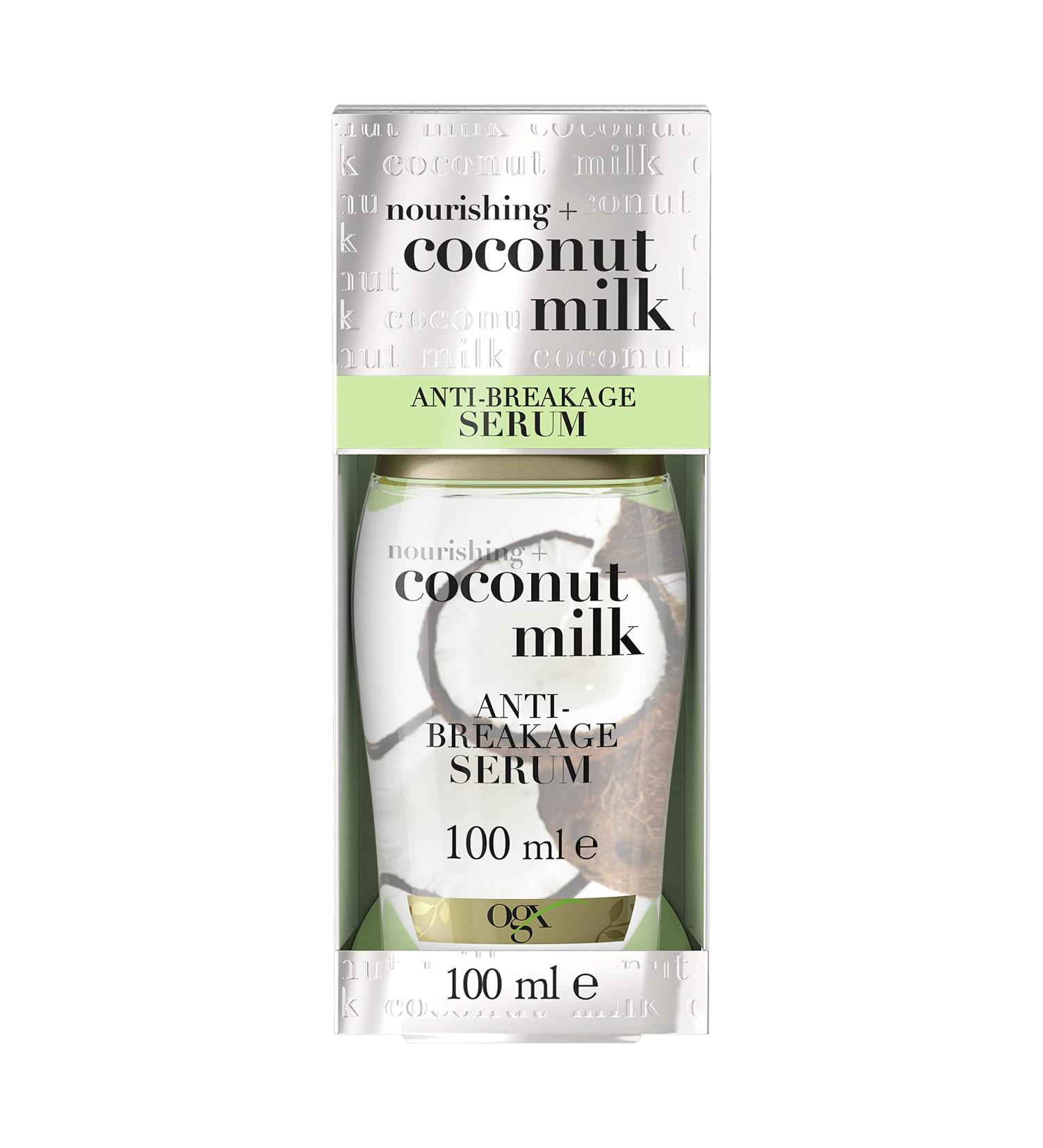 OGX Coconut Milk & Oil Hair Serum 100ml - Hydrating Serum for Dry Hair - Buy Online on GoSupps.com