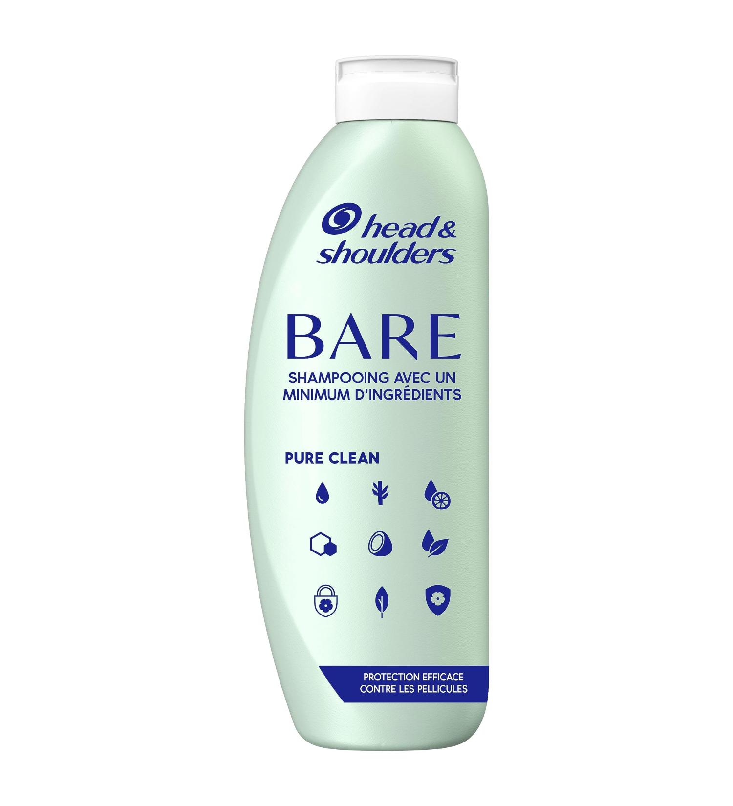 Head & Shoulders Bare Pure Clean Anti-Dandruff Shampoo Sulfate Free 400ml. Oily Hair - Buy Online on GoSupps.com