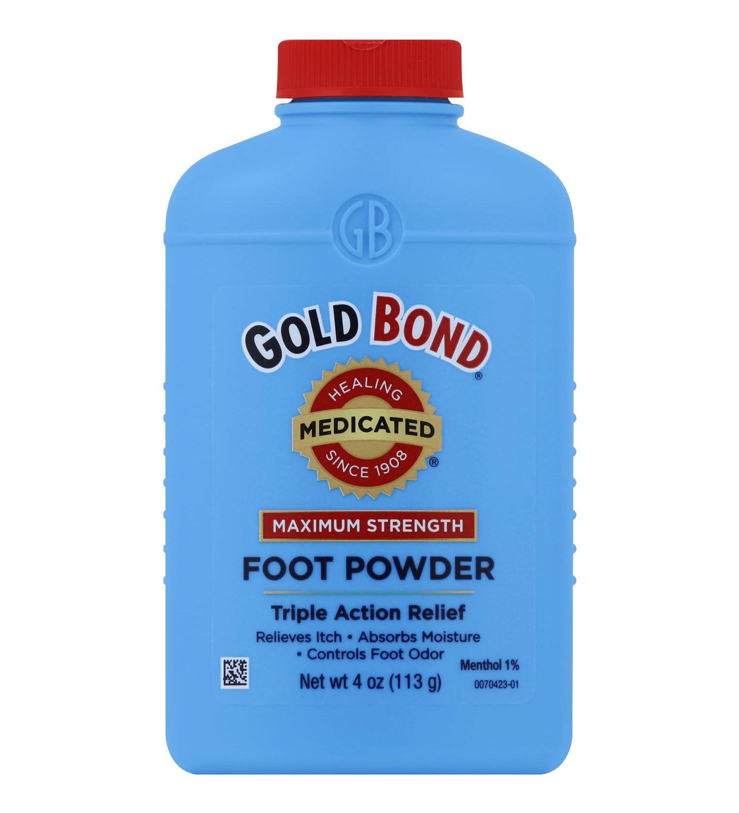 Gold Bond Medicated Foot Powd 4 Ounce