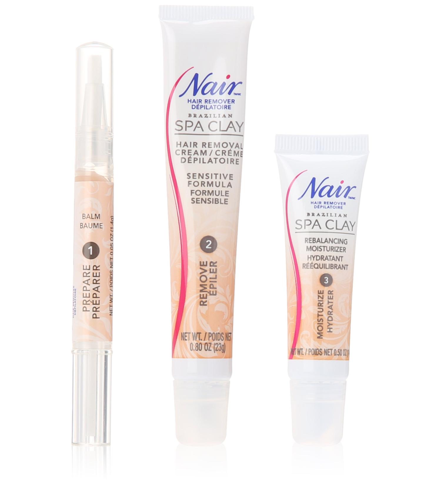 Nair Brazilian Spa Clay Total Care Face Trio - Nourishing Skincare for Radiant Skin | International Shipping Available - Buy Online on GoSupps.com