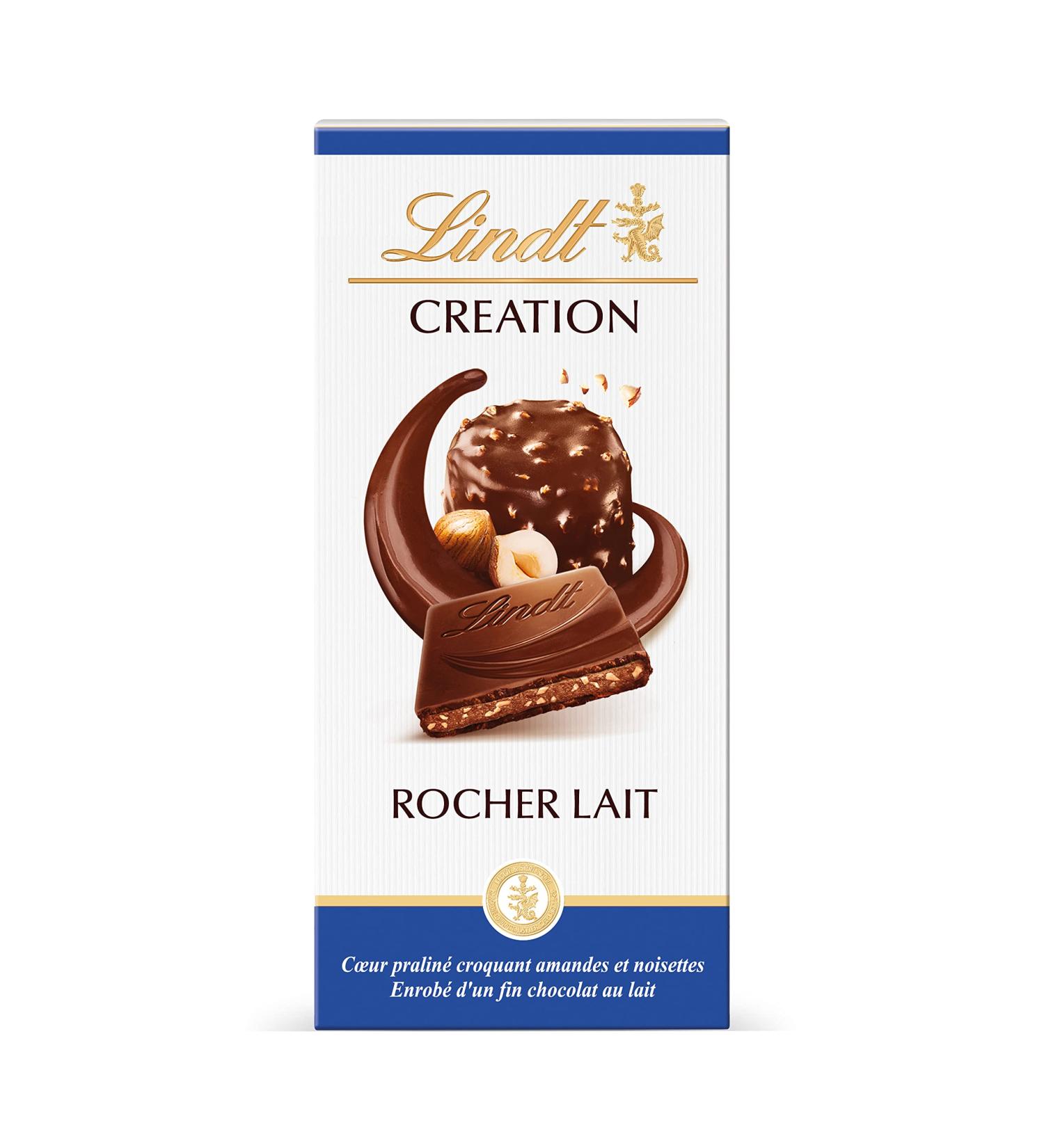  Lindt Lindt Le Rocher Milk Chocolate Tablet 150g - Buy Online on GoSupps.com