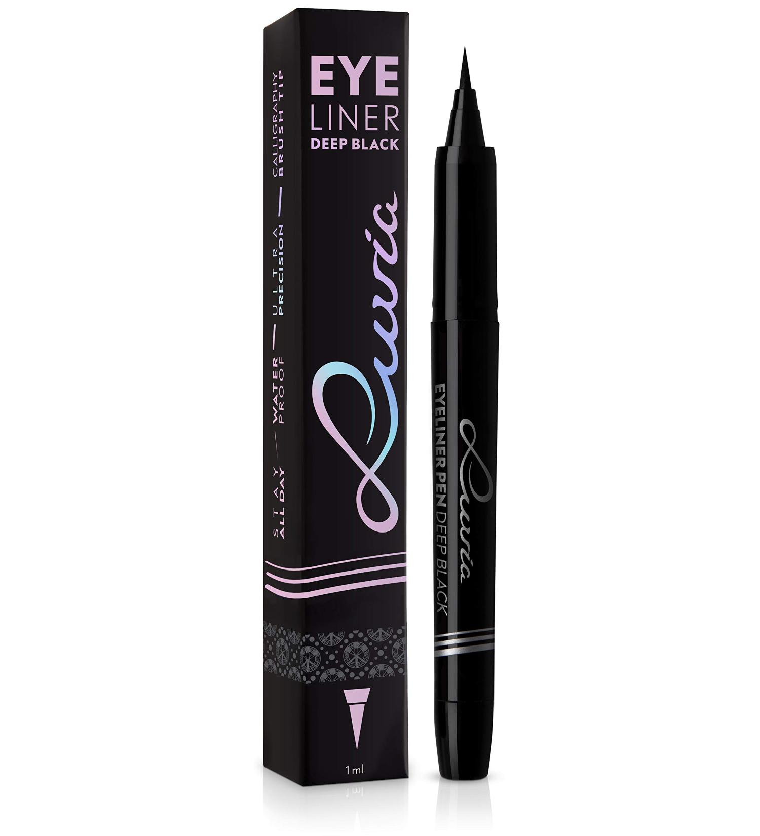 Luvia Waterproof Black Eyeliner Pen | Ultra Matte Vegan & Cruelty-Free - Fast International Shipping - Buy Online on GoSupps.com