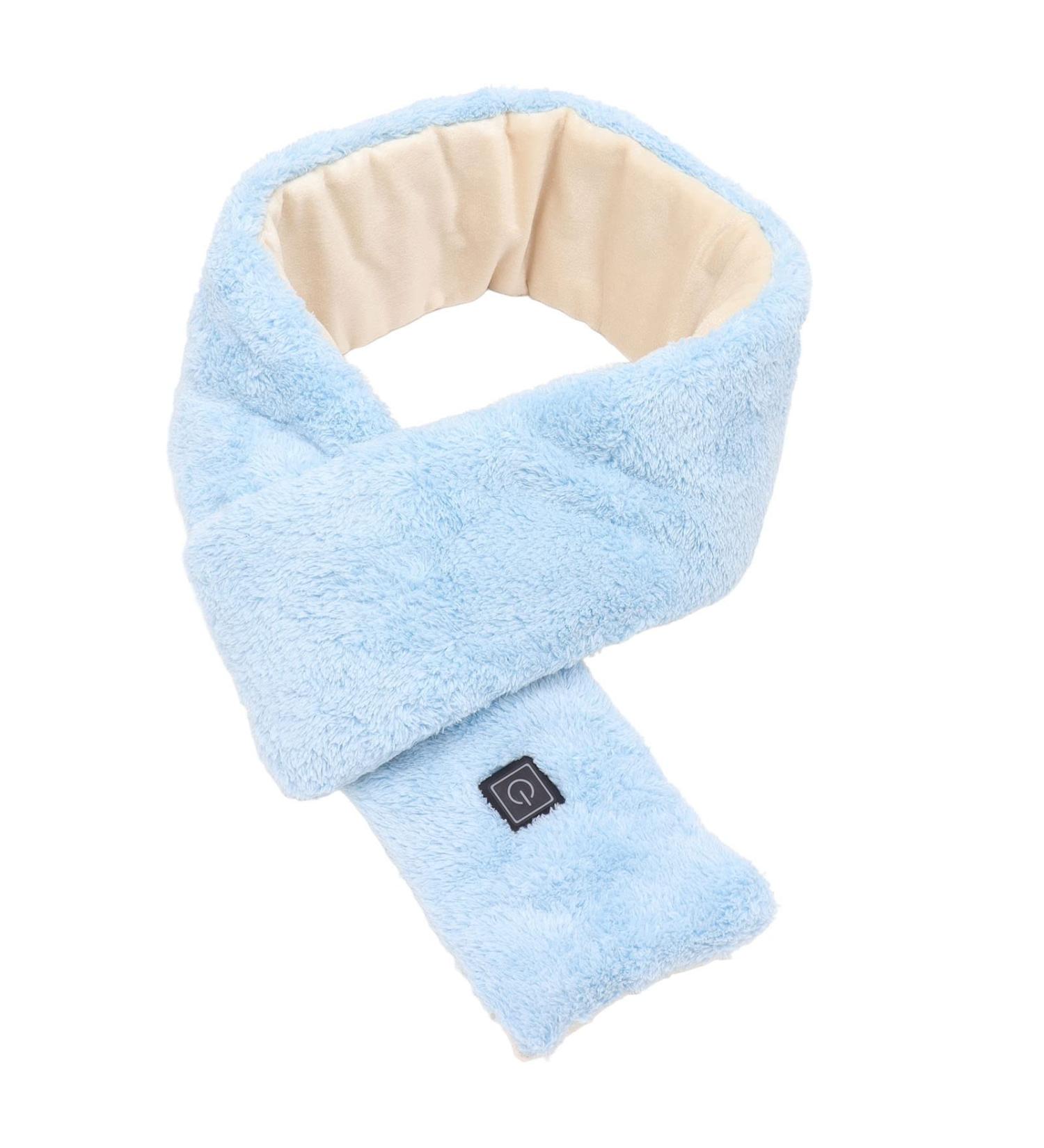 EQULUP Electric USB Neck Heating Pillow - 3 Temperature Settings Heated Neck Wrap Scarf - Comfortable Blue Design for Ultimate Relaxation - Buy Online on GoSupps.com