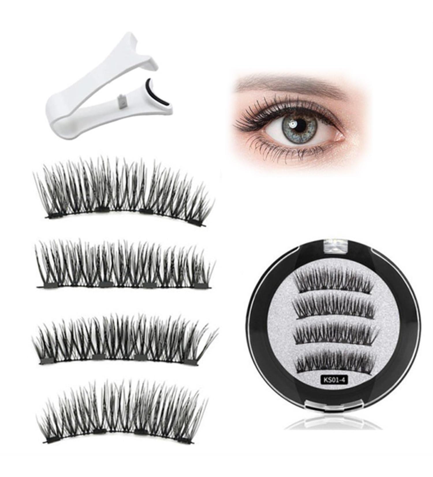 Beeto Dolcelove Magnetic Eyelashes with Applicator - Natural Look (KS01-4) | Shop Internationally - Buy Online on GoSupps.com