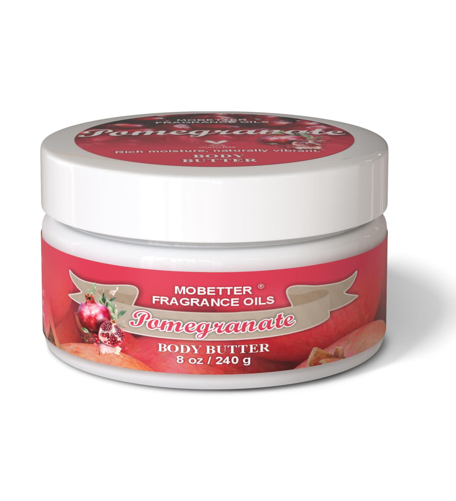 MOBETTER FRAGRANCE OILS Pomegranate 8 Oz Body Butter for Unisex - Buy Online on GoSupps.com