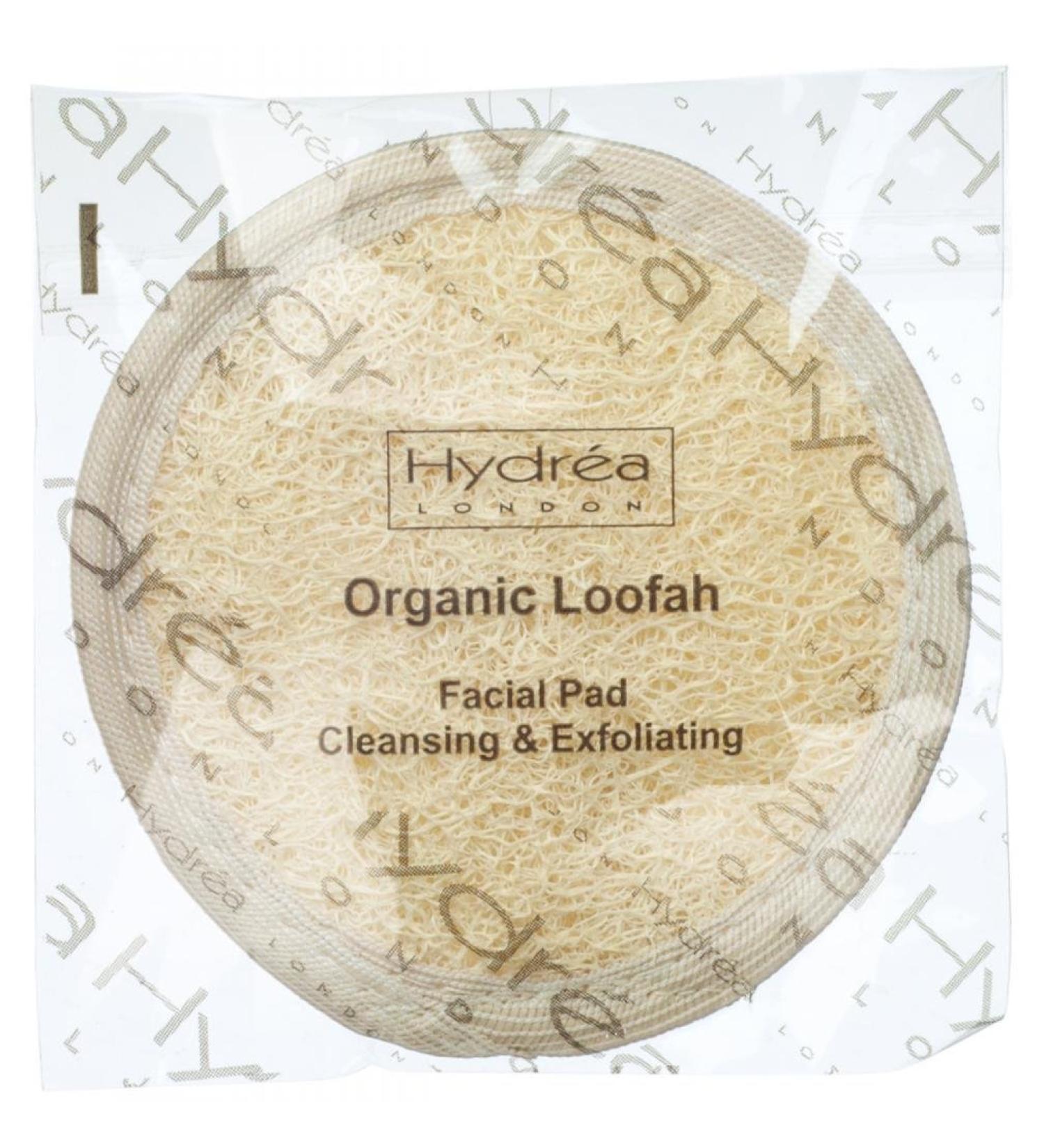 Cleansing & Exfoliating Loofah Facial Pad - Double Sided with Organic Egyptian Cotton