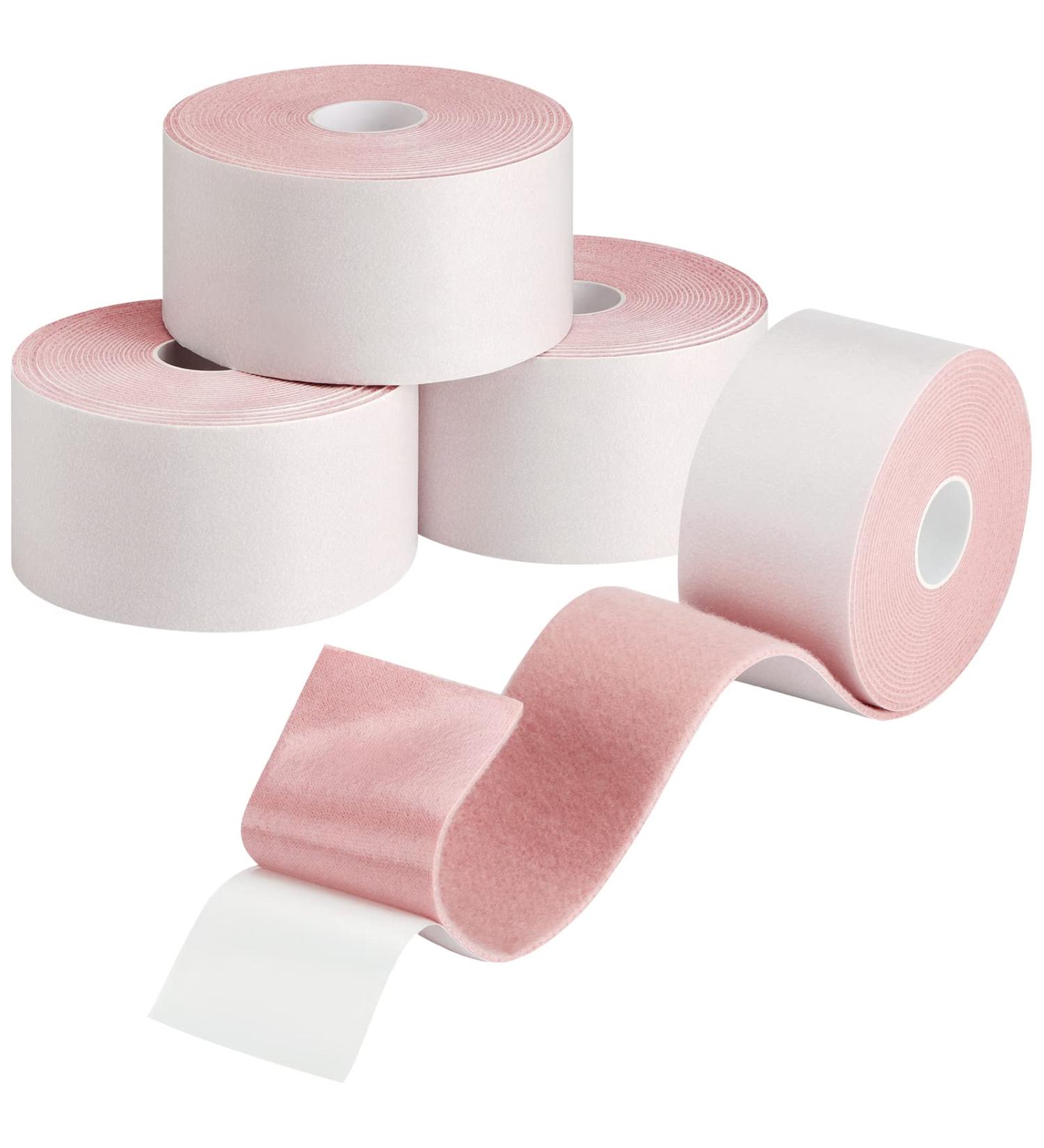 Soft Cotton Moleskin Roll for Feet | Blister Prevention Tape | Extra Soft Plush Moleskin for Sensitive Skin | Ideal for Blisters, Calluses, Corns | 4 Pieces, 2 x 5 yd - Buy Online on GoSupps.com
