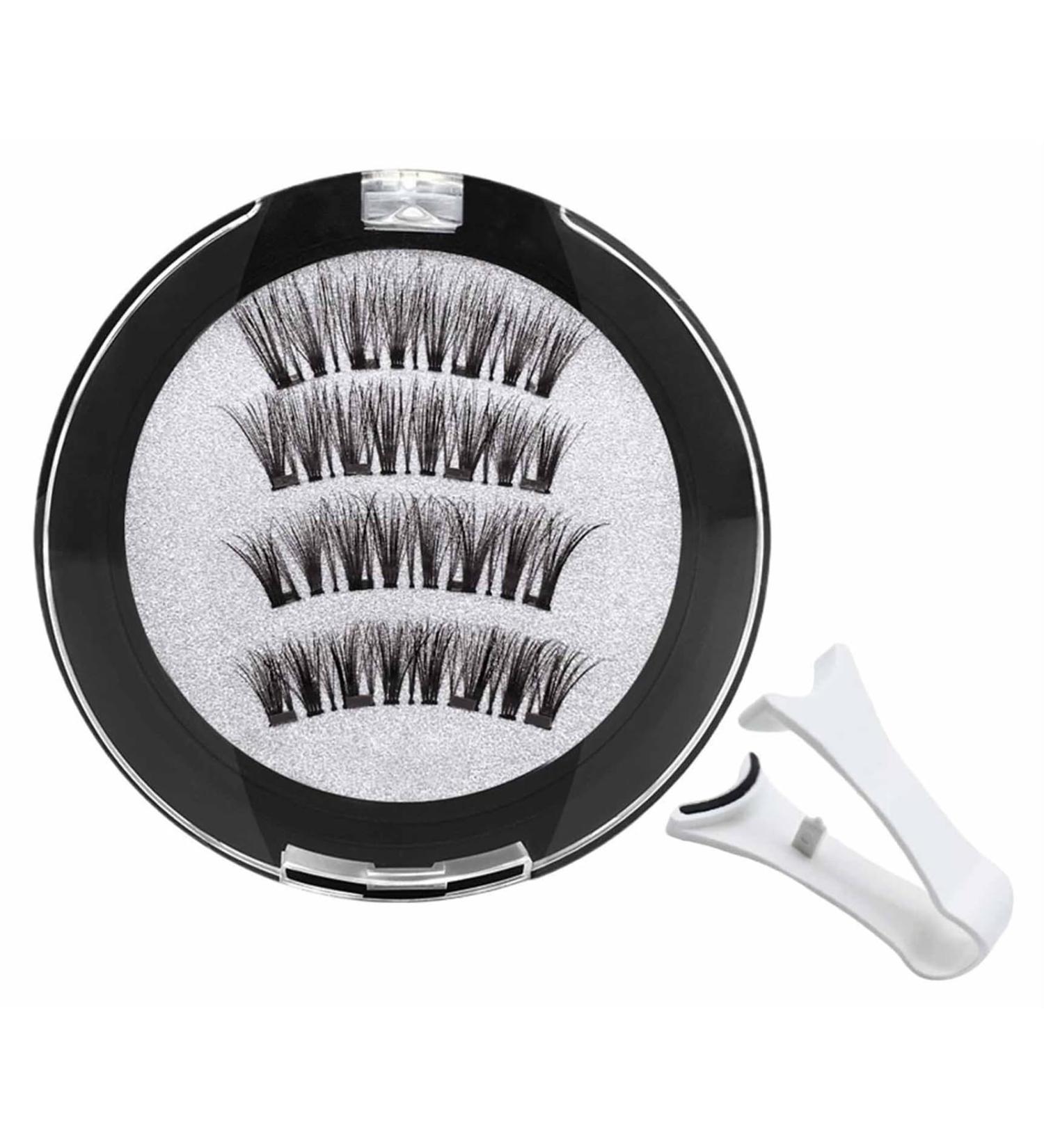Elara Craft Magnetic Eyelashes Double Sided Magnetic Eyelashes Reusable Lashes Self Adhesive Magnetic Eyelashes With Applicator(Style 5) - Buy Online on GoSupps.com