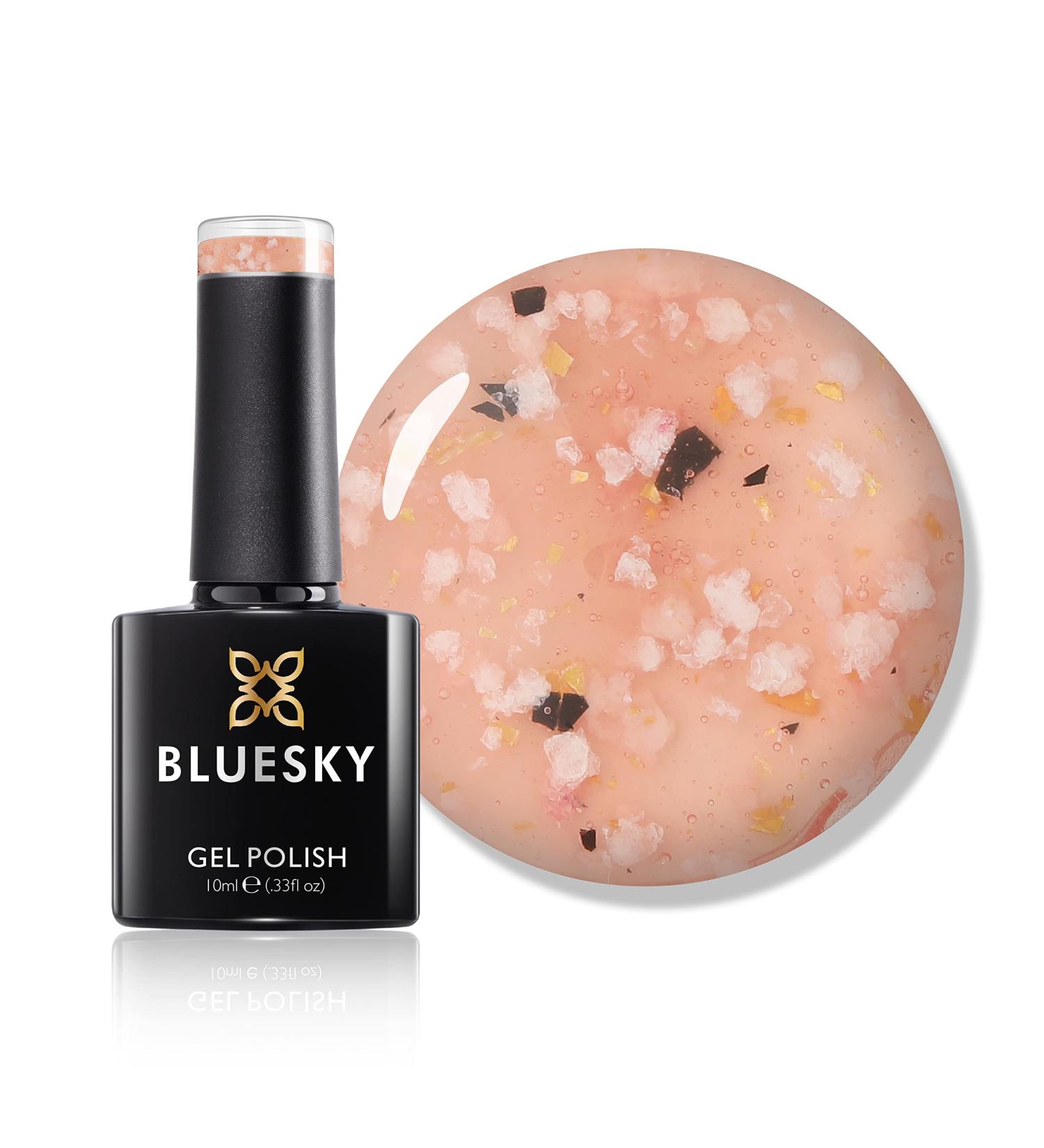 BLUESKY Gel Nail Polish Flower Gel Dancing Dahlia BFL01 Coral Orange Jelly Long Lasting Chip Resistant (Requires Drying Under UV or LED Lamp) - Buy Online on GoSupps.com