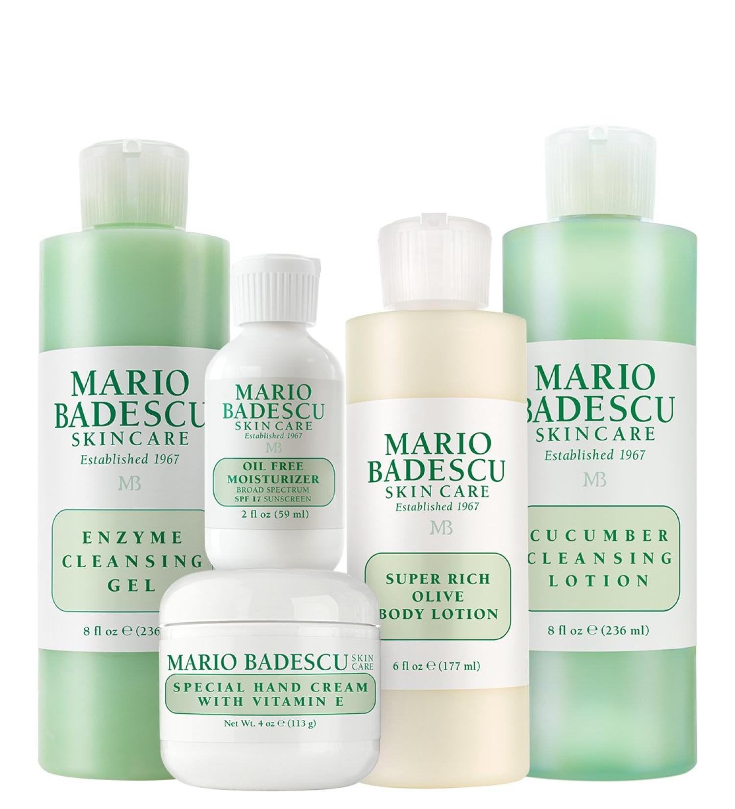 Shop Mario Badescu MB Favorites Collection | Best Skin Care Gift Set with SPF Cleansers Hand & Body Lotion - International Shipping Available - Buy Online on GoSupps.com