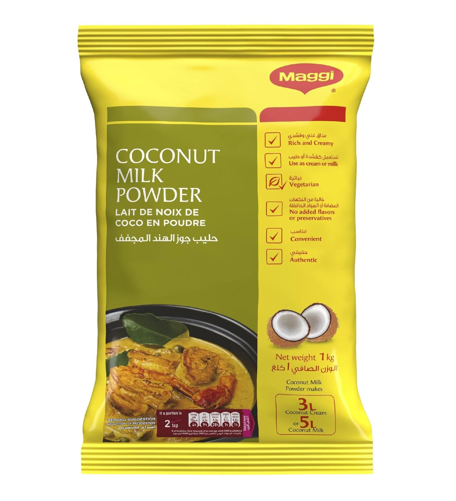 MAGGI Coconut Milk Powder Halal 1 kg - Buy Online on GoSupps.com
