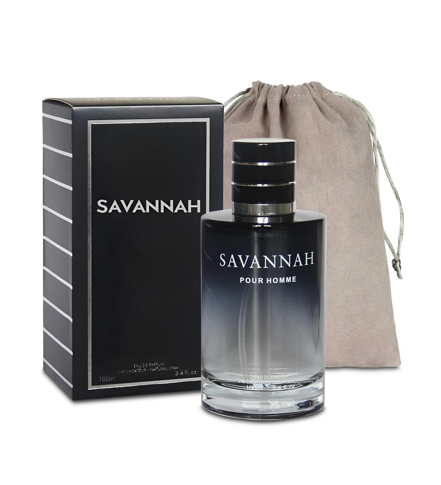 Men's Cologne Savannah Eau De Toilette Body Spray Fragrance For Men- Daywear Casual Daily Perfume Set with Suede Pouch- 3.4 Fl Oz Bottle- Ideal EDT Beauty Gift for Birthday Anniversary - Buy Online on GoSupps.com