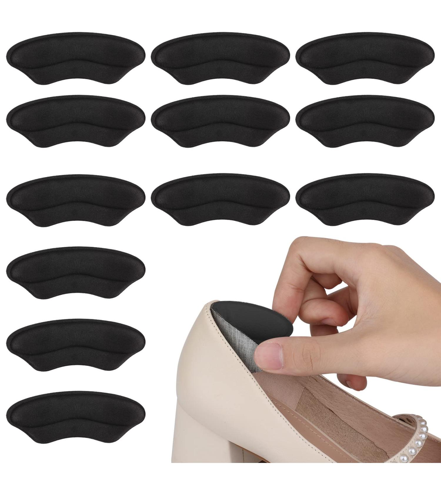 AIEX 6 Pairs Heel Grips Sponge Heel Protectors - Cushion Pads for Shoes - Black (Kids, Ladies, Men) - Buy Online on GoSupps.com