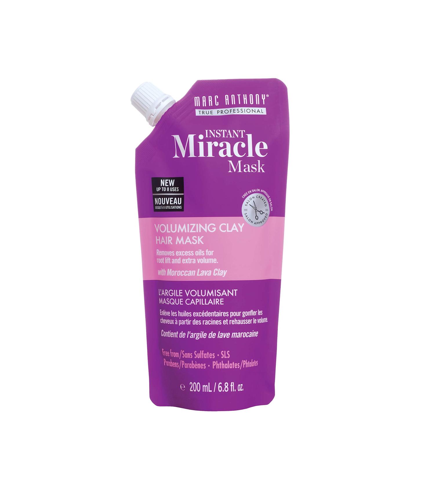 Marc Anthony Instant Miracle Detoxifying Clay Hair Mask - 6.8 fl oz (200 ml) for Healthy Hair - Buy Online on GoSupps.com