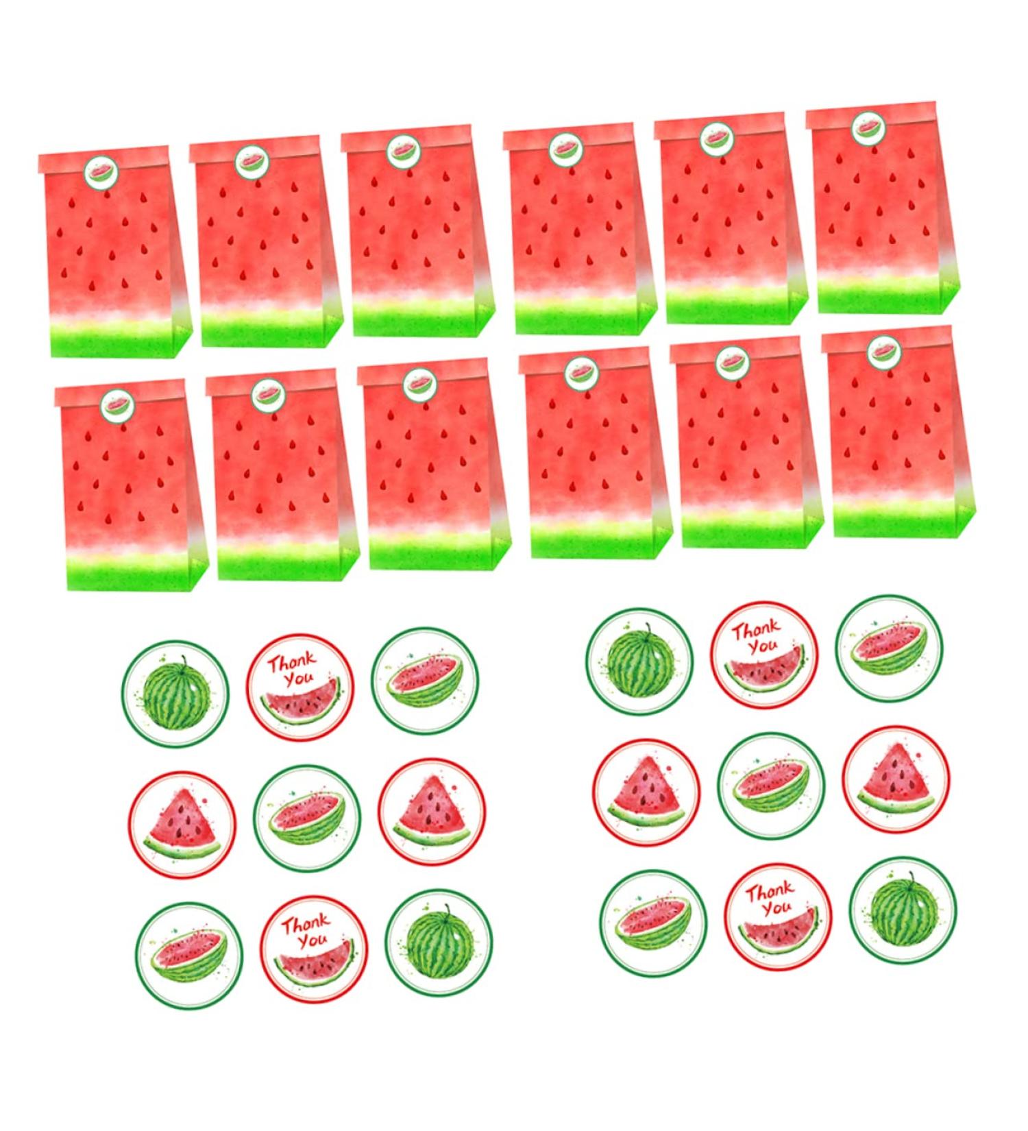 Alipis 1 Set Watermelon Paper Bag Candy Bags Candy for Kids Hawaii Paper Candy Bag Packing Bag Food - Buy Online on GoSupps.com