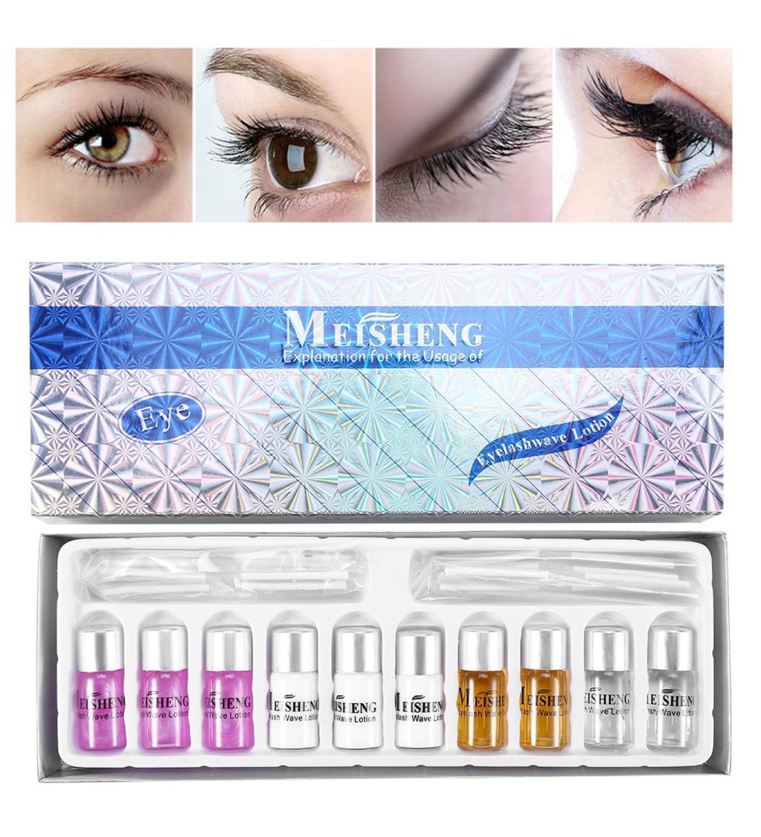 Eyelash Perm Kit & Extension Liquid - Professional Eyelash Wave Curler Lotion Set for Stunning Results - Buy Online on GoSupps.com